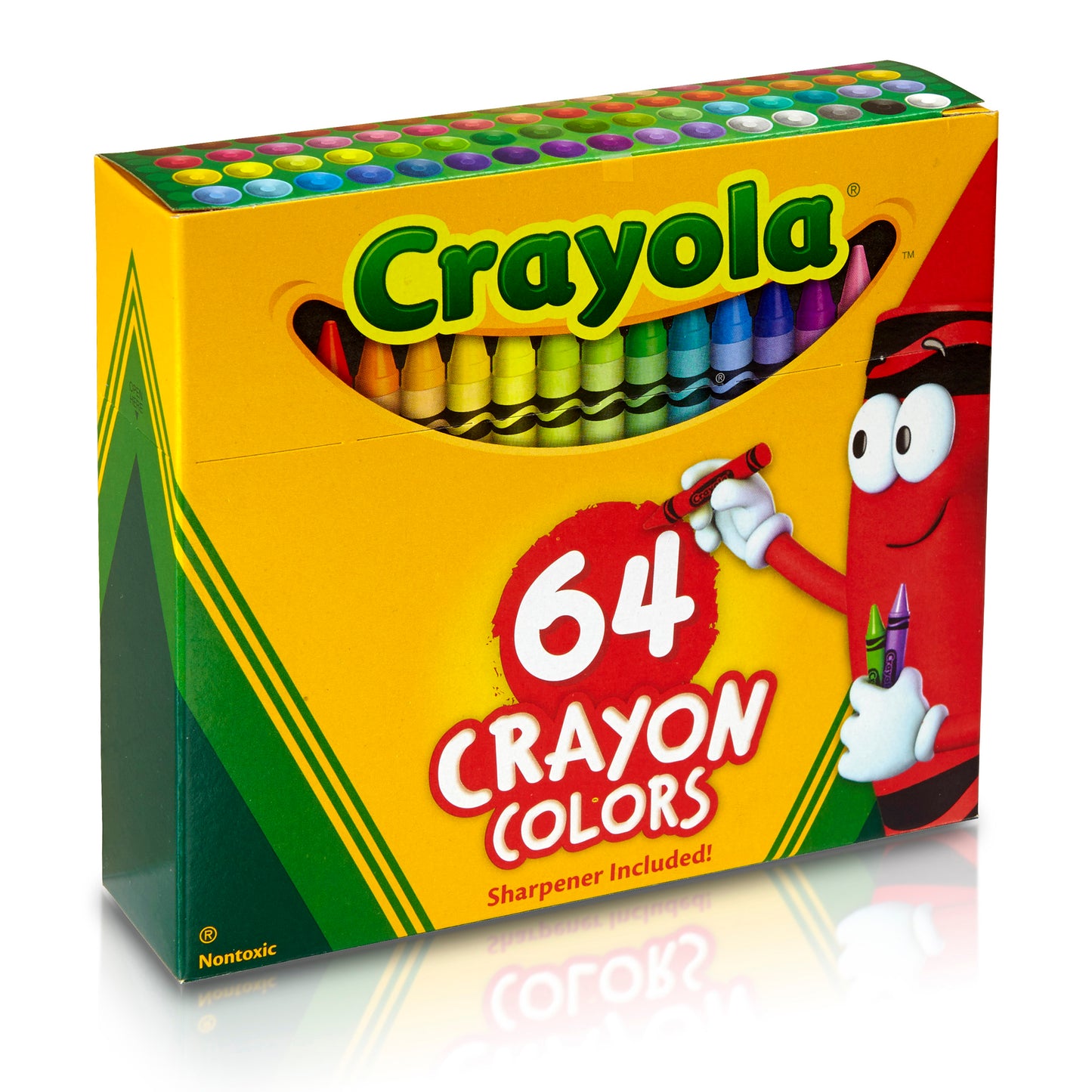 Crayons, Regular Size, 64 Per Box, 3 Boxes