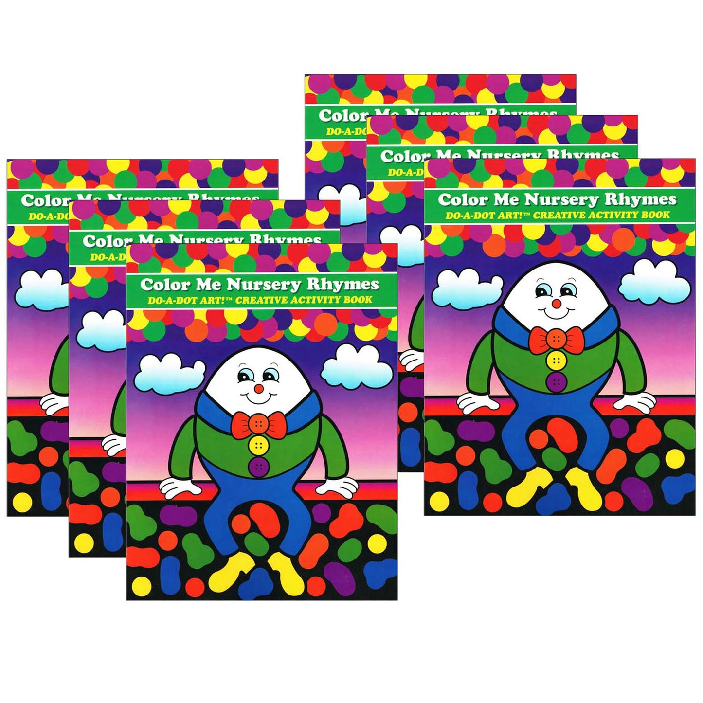 Color Me Nursery Rhymes Creative Art & Activity Book, Pack of 6