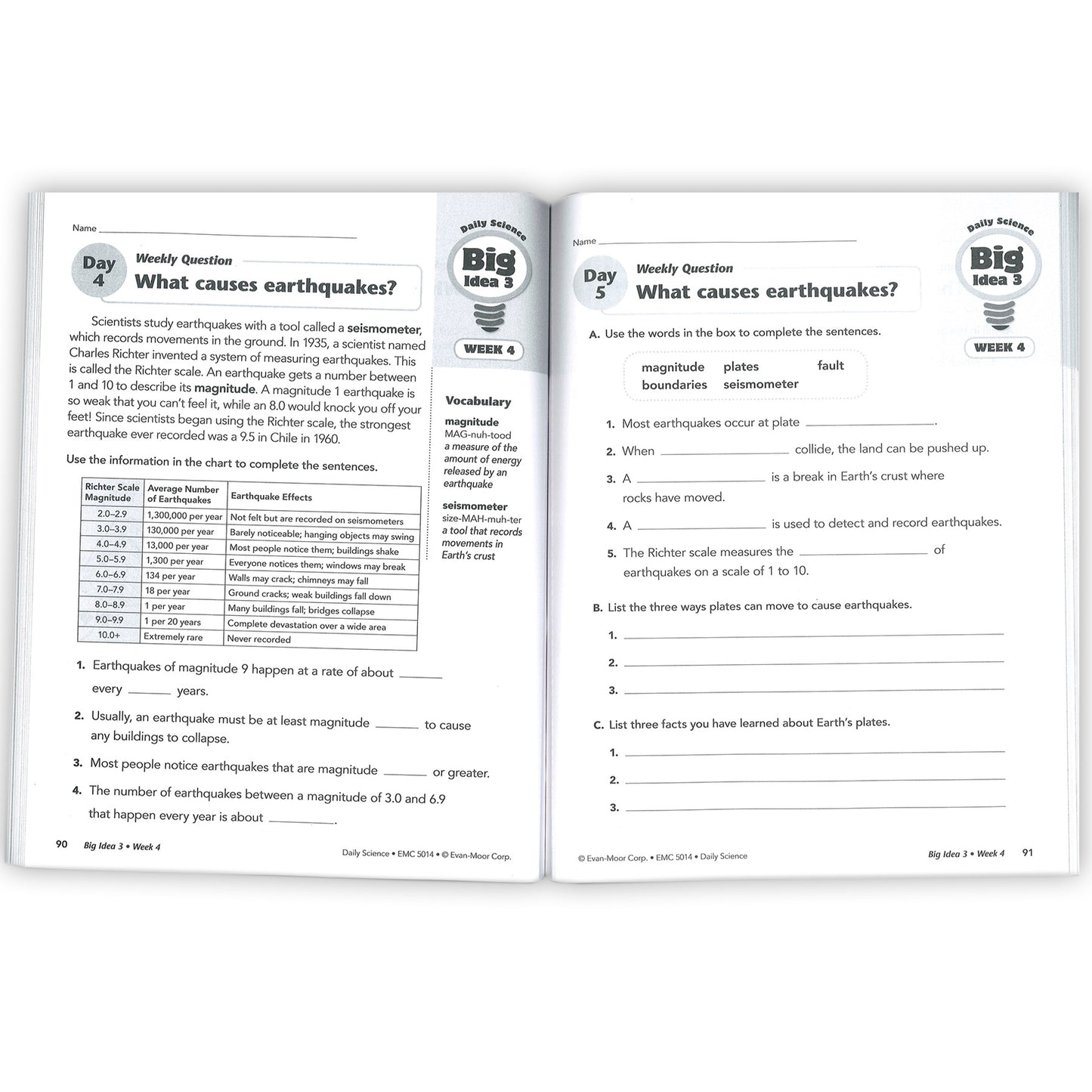 Daily Science Book, Grade 4