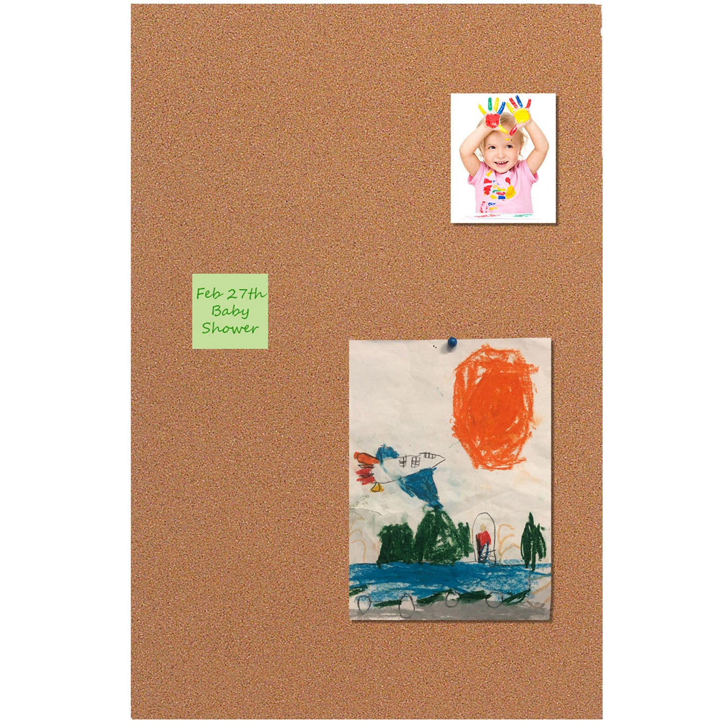 Cork Panel, 12.5" x 26", Pack of 3