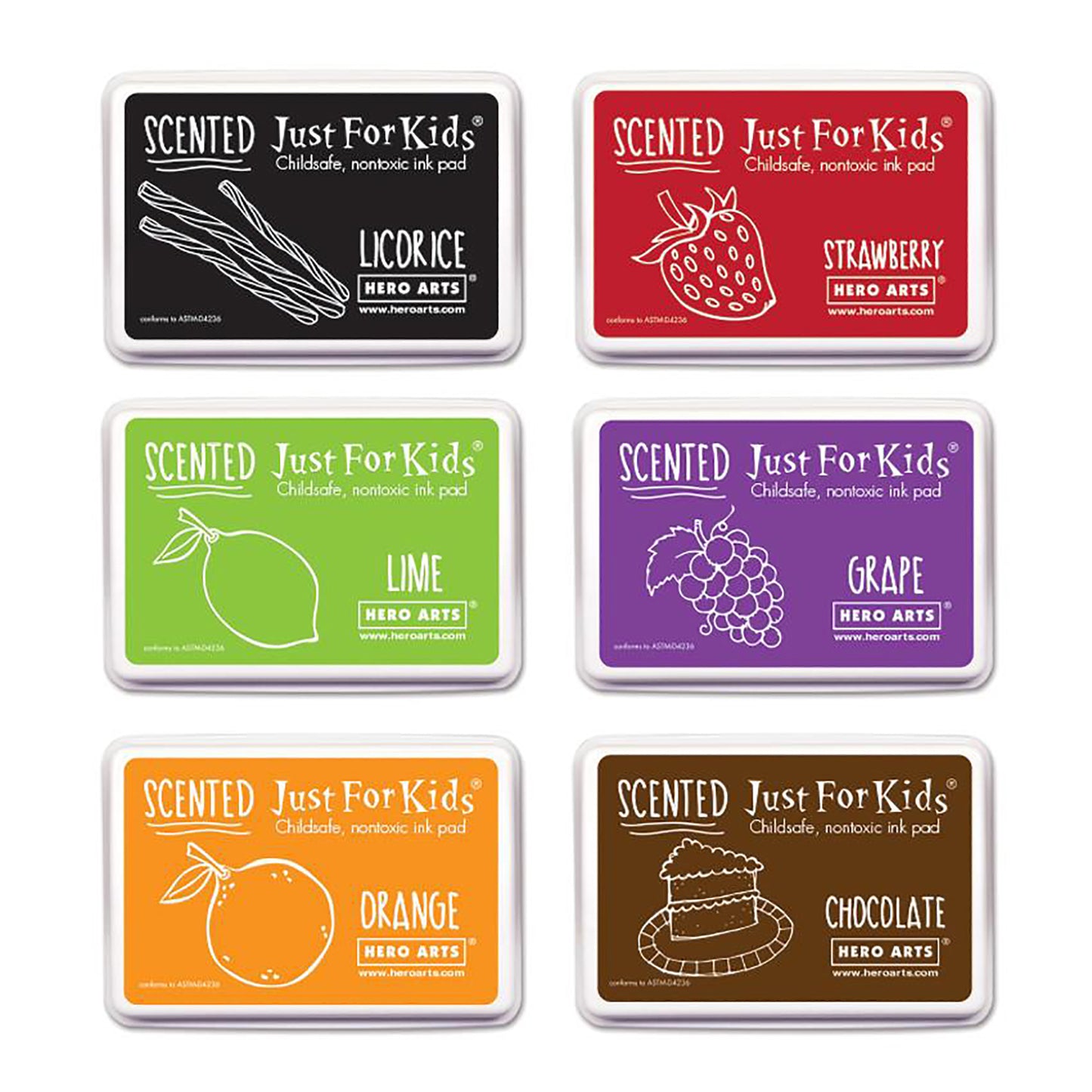 Just for Kids® Scented Ink Pad Bundle, Pack of 6