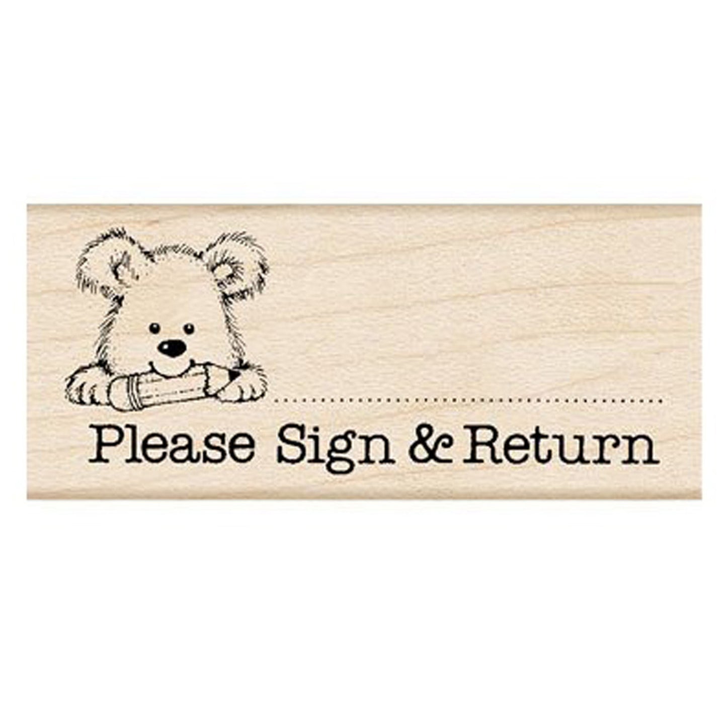 Please Sign & Return Pup Stamp, Pack of 3