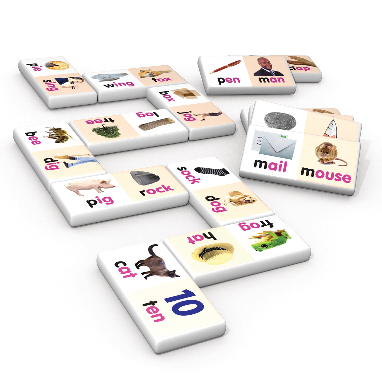Rhyming Words Dominoes, 2 Sets