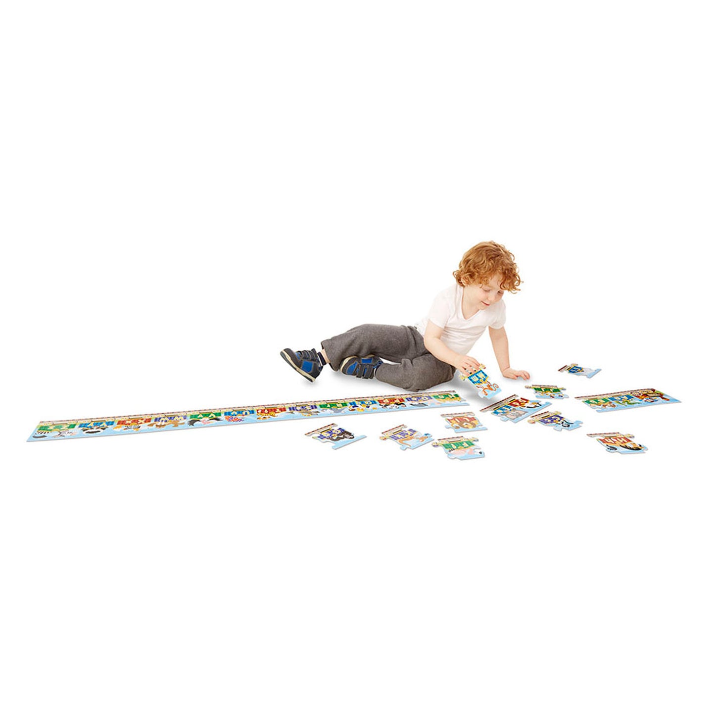 Alphabet Express Floor Puzzle, 10' x 6-1/2", 27 Pieces
