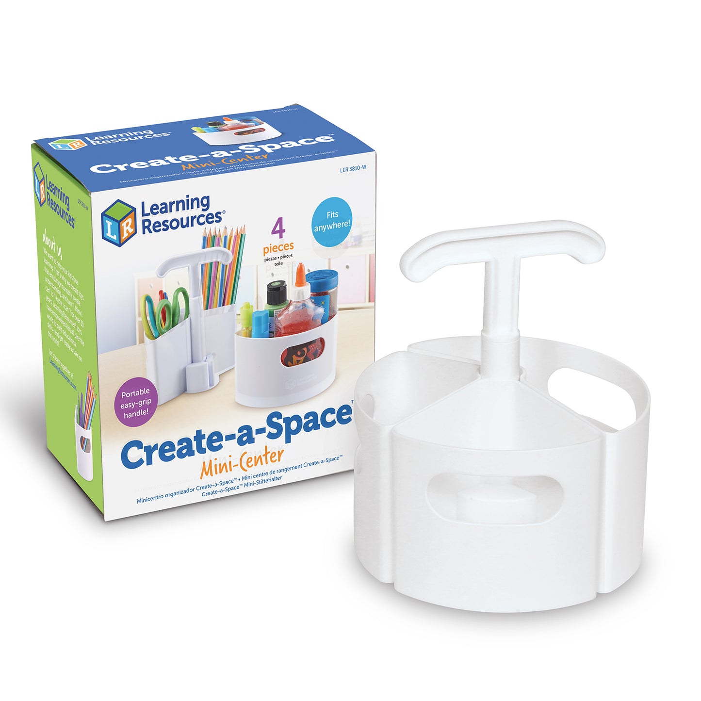 Create-A-Space™ Mini-Center White, Pack of 2