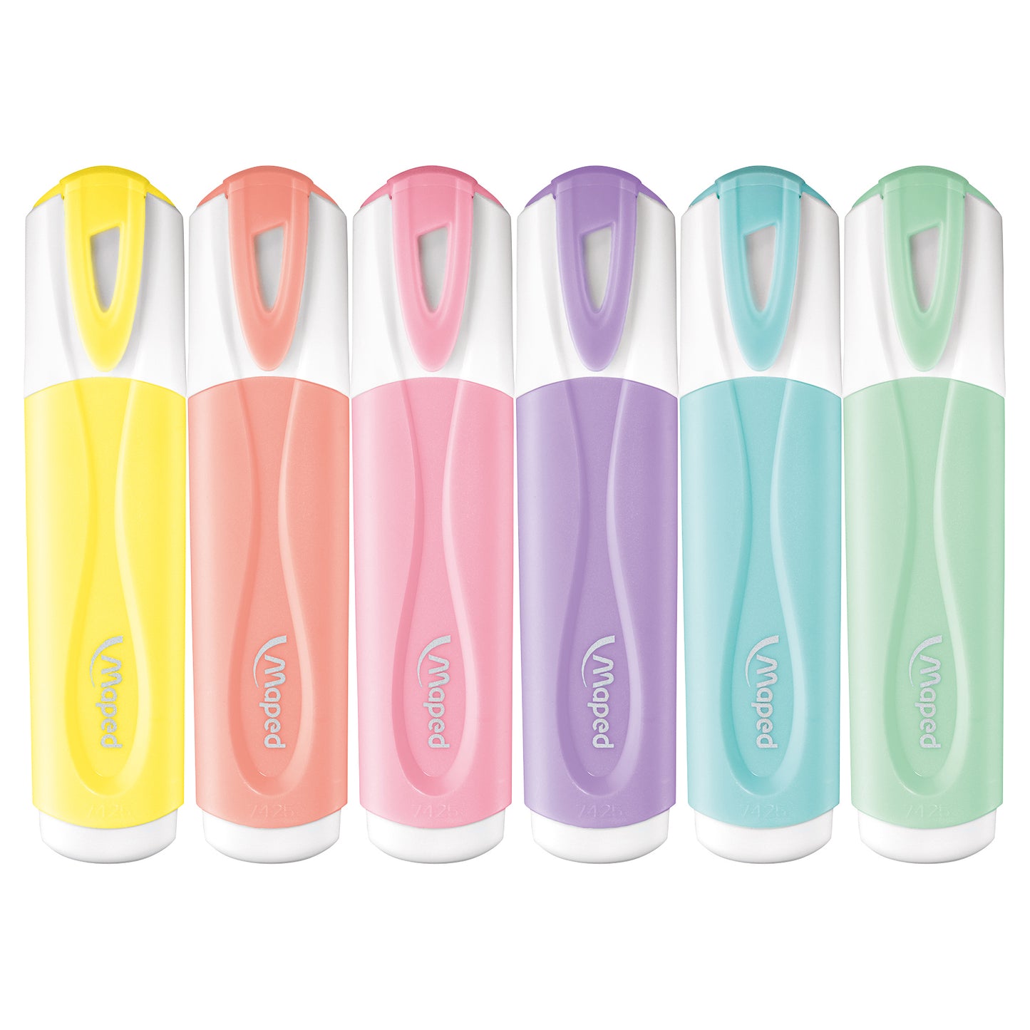 Fluo Peps Classic Pastel Highlighter, 6 Per Pack, 3 Packs