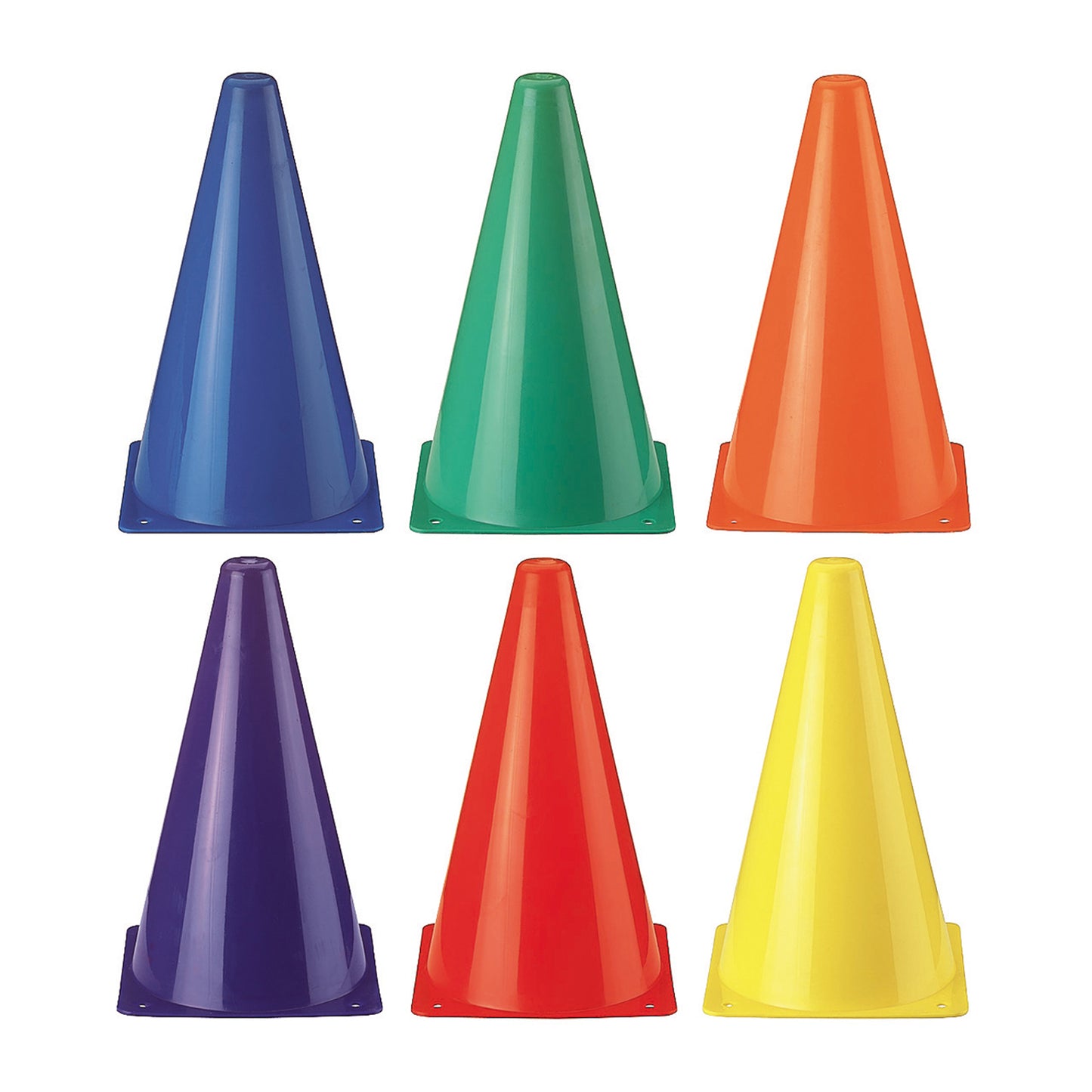 Rainbow Cones, 6 Per Set, 2 Sets
