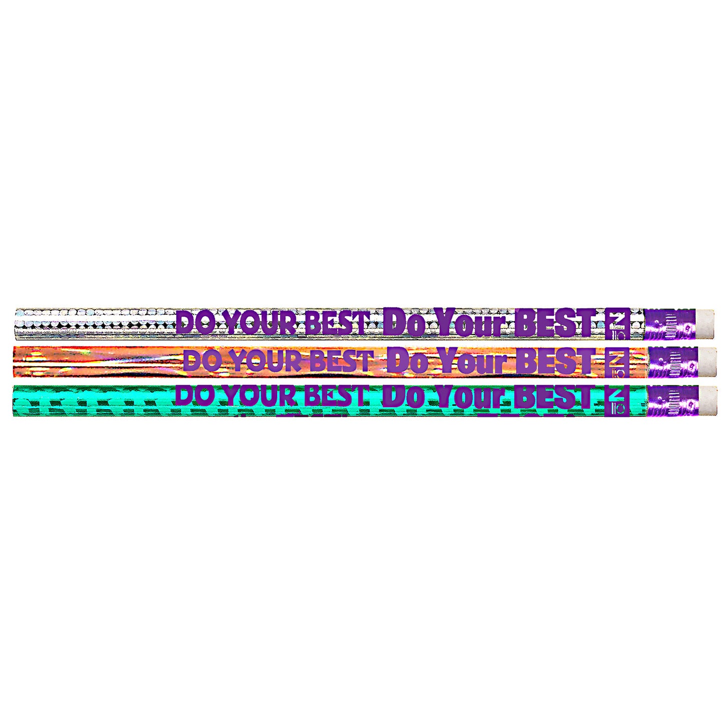 Do Your Best On The Test Motivational/Fun Pencils, 12 Per Pack, 12 Packs