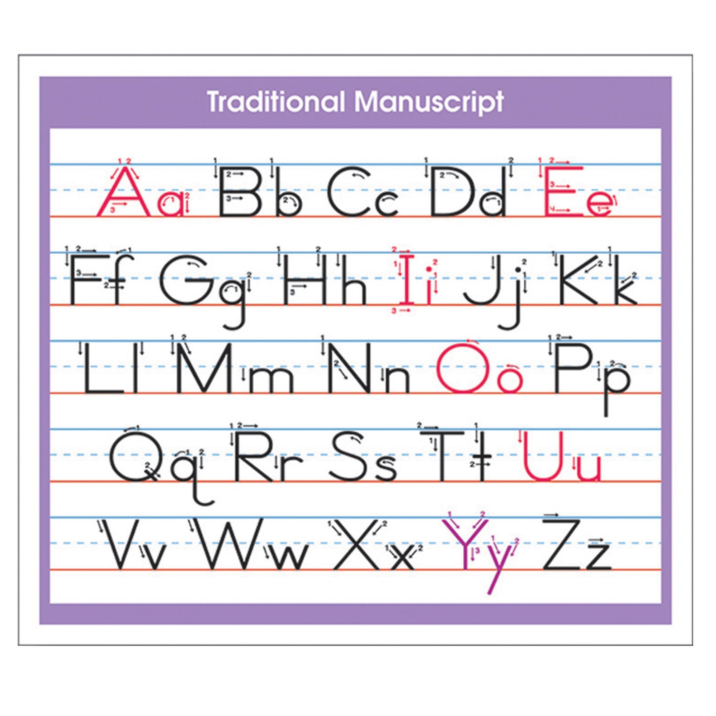 Adhesive Traditional Manuscript Desk Prompt, 36 Per Pack, 6 Packs
