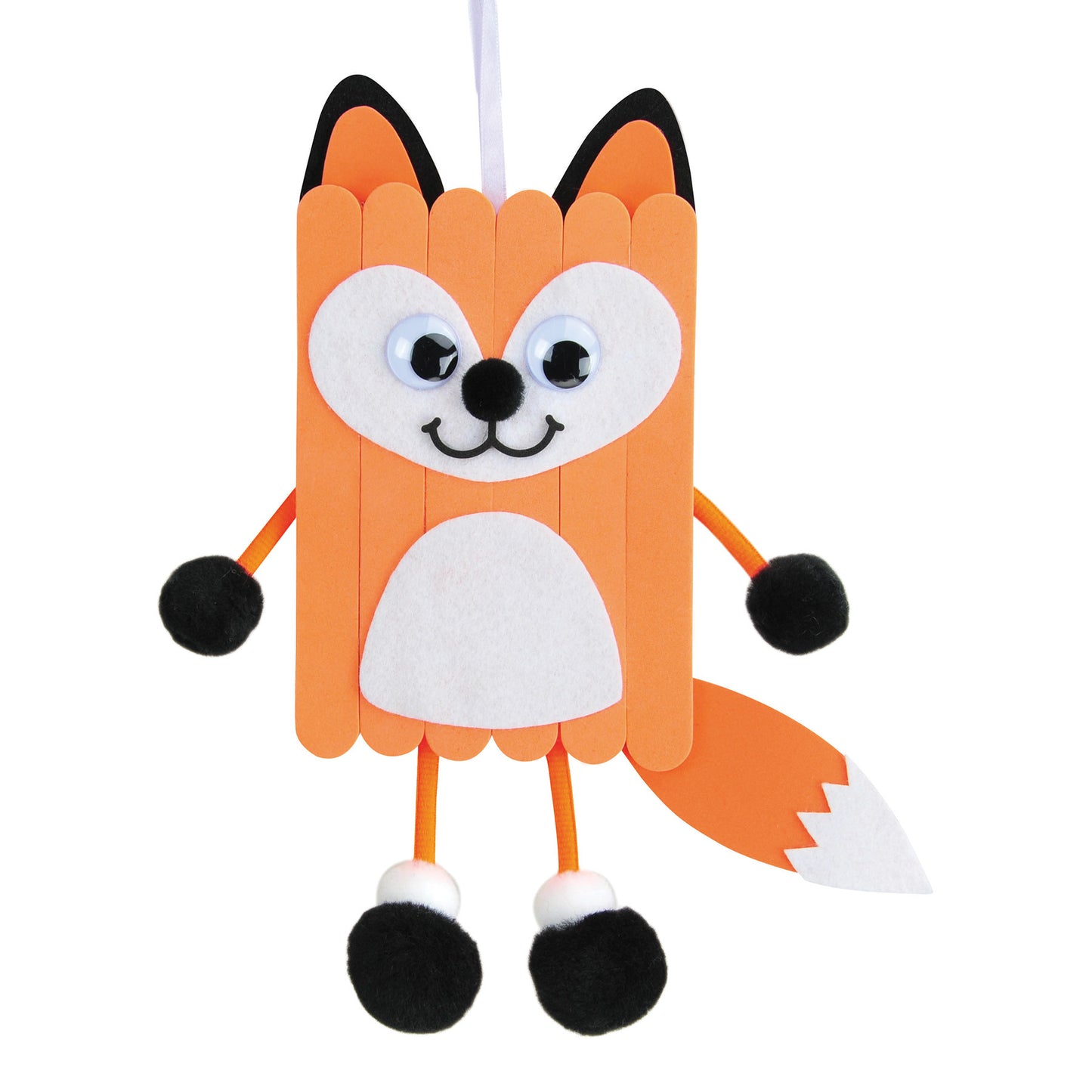 Foam Stick Animal Kit, Fox, 6.75" x 11" x 1", 6 Kits