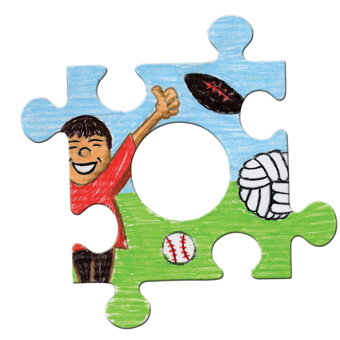 Picture Frame Puzzle Pieces, 24 Per Pack, 2 Packs