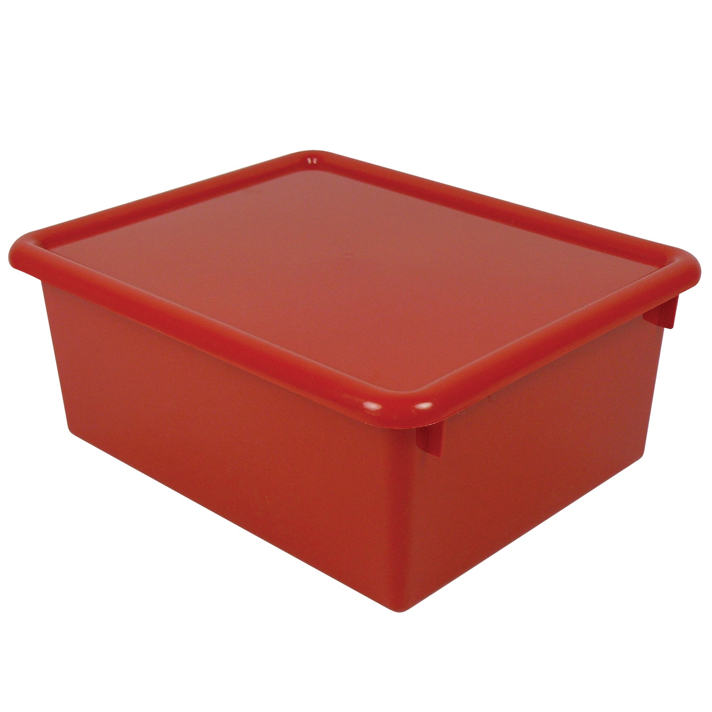 Stowaway® 5" Letter Box with Lid, Red, Pack of 2