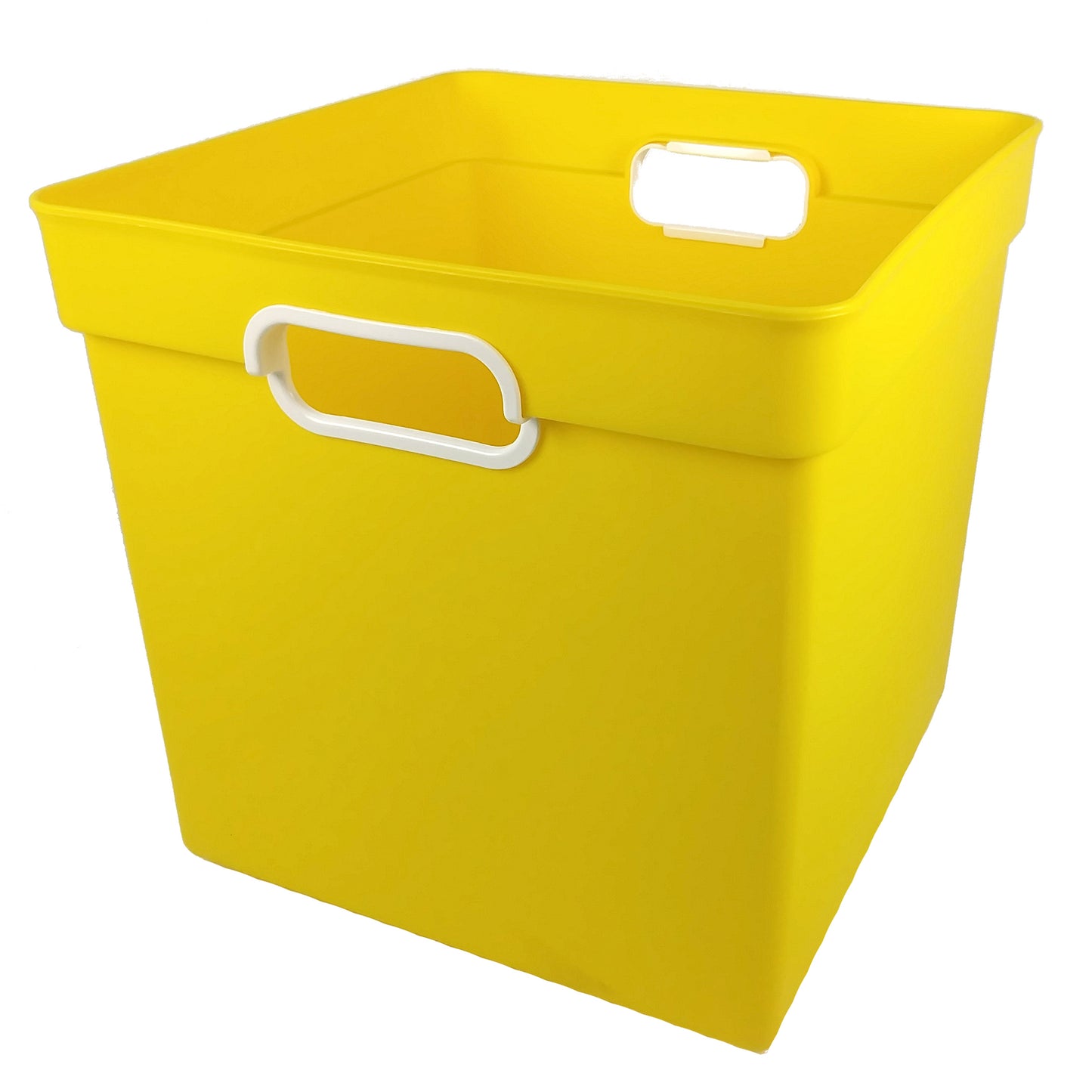 Cube Bin, Yellow, Pack of 3