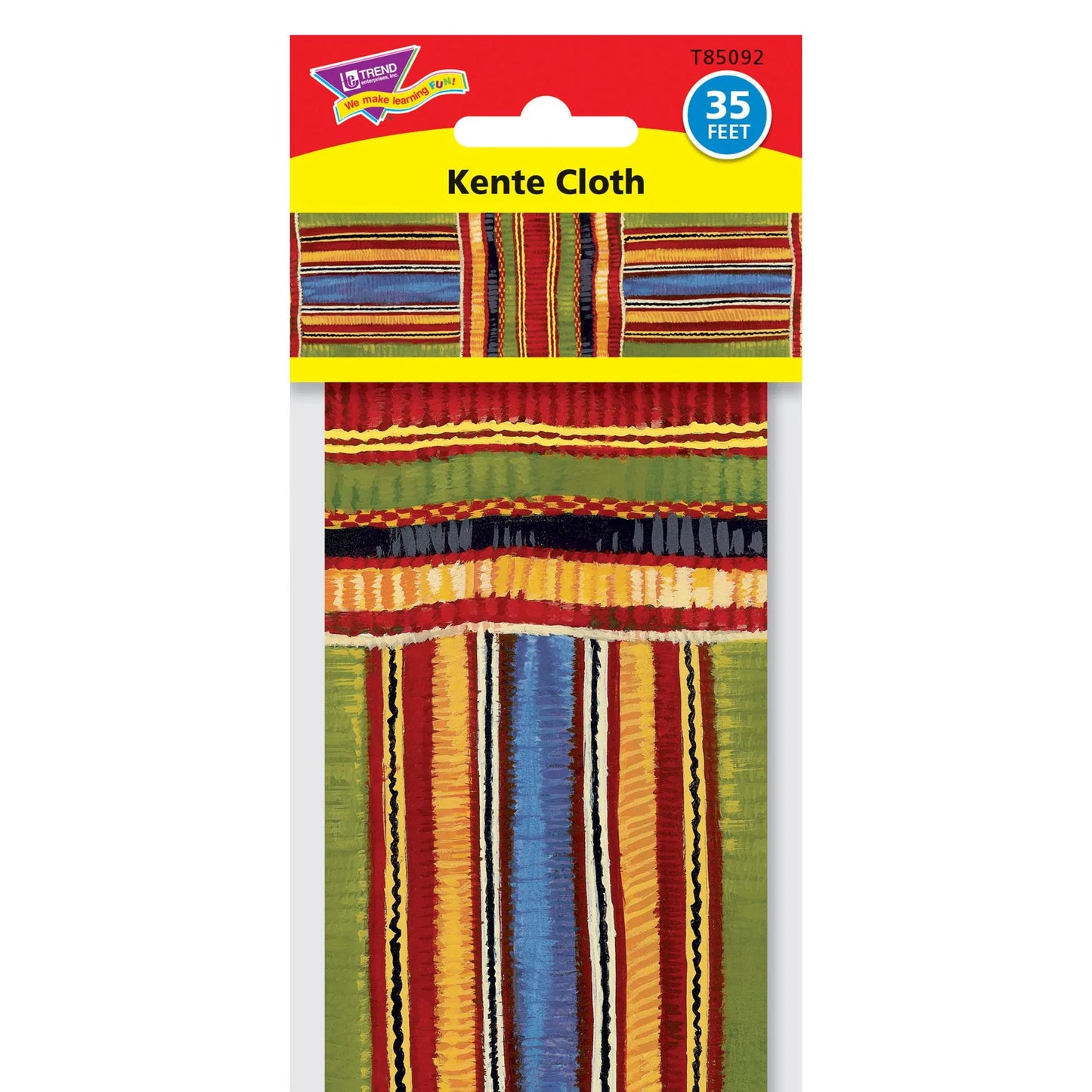 Kente Cloth Bolder Borders®, 35.75' Per Pack, 6 Packs