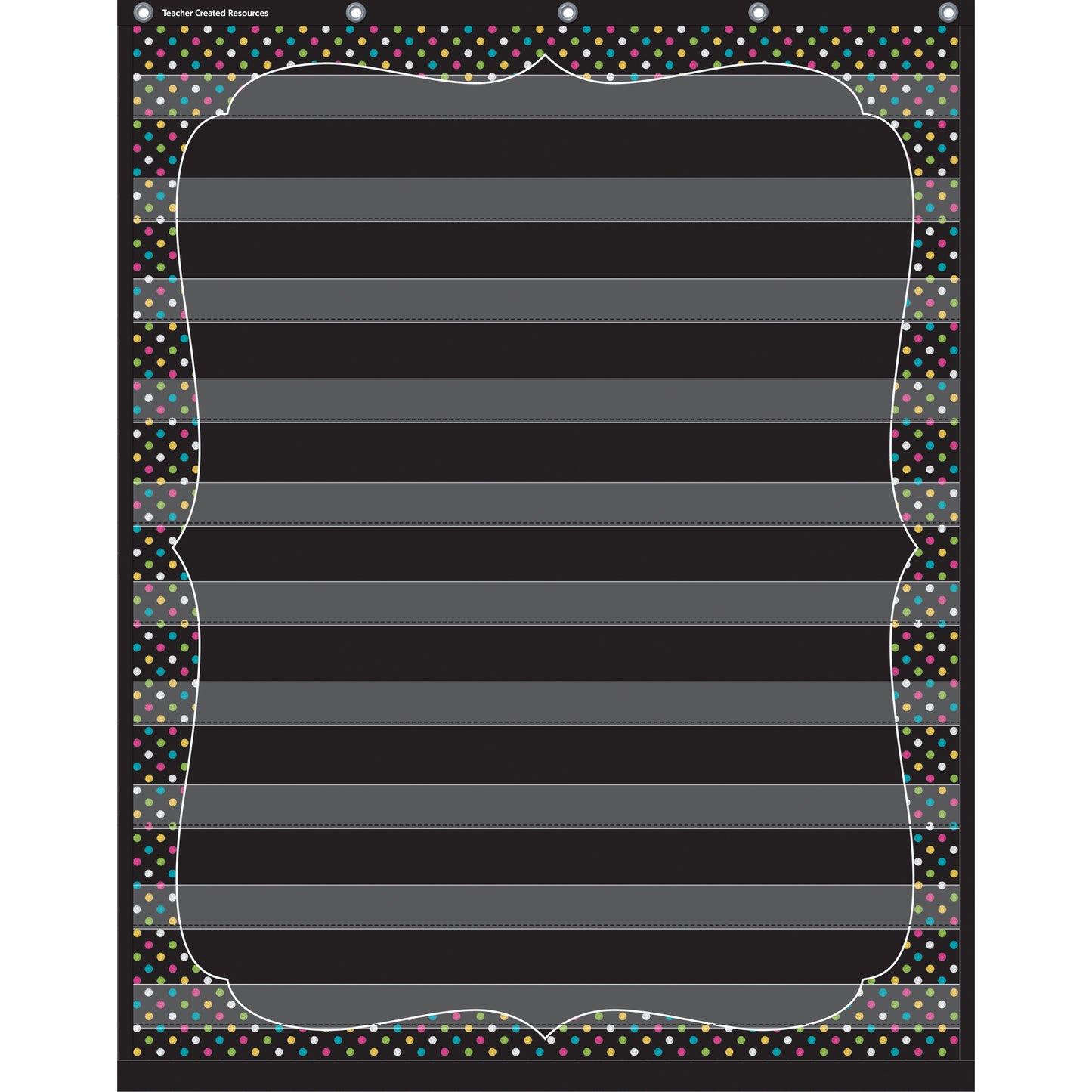 Chalkboard Brights 10 Pocket Chart