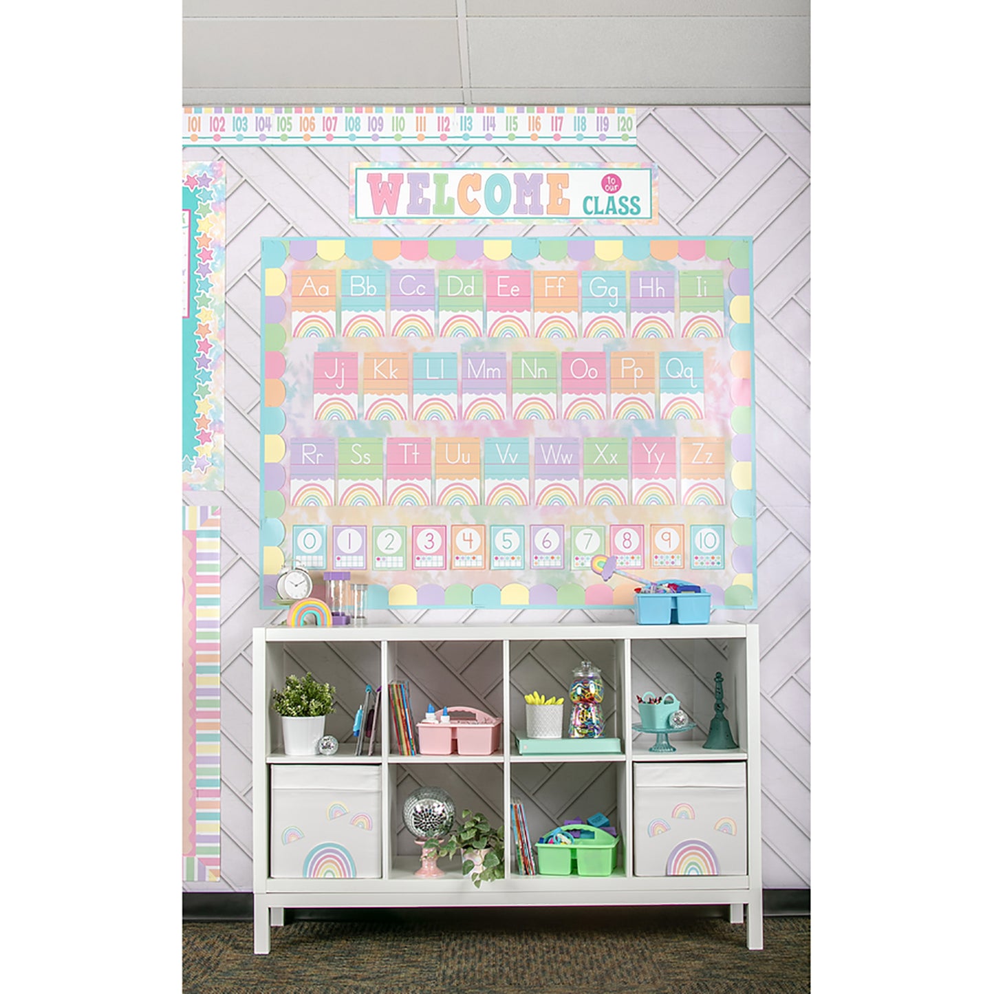 Pastel Pop Rainbows Mini Accents, 36 Per Pack, 6 Packs