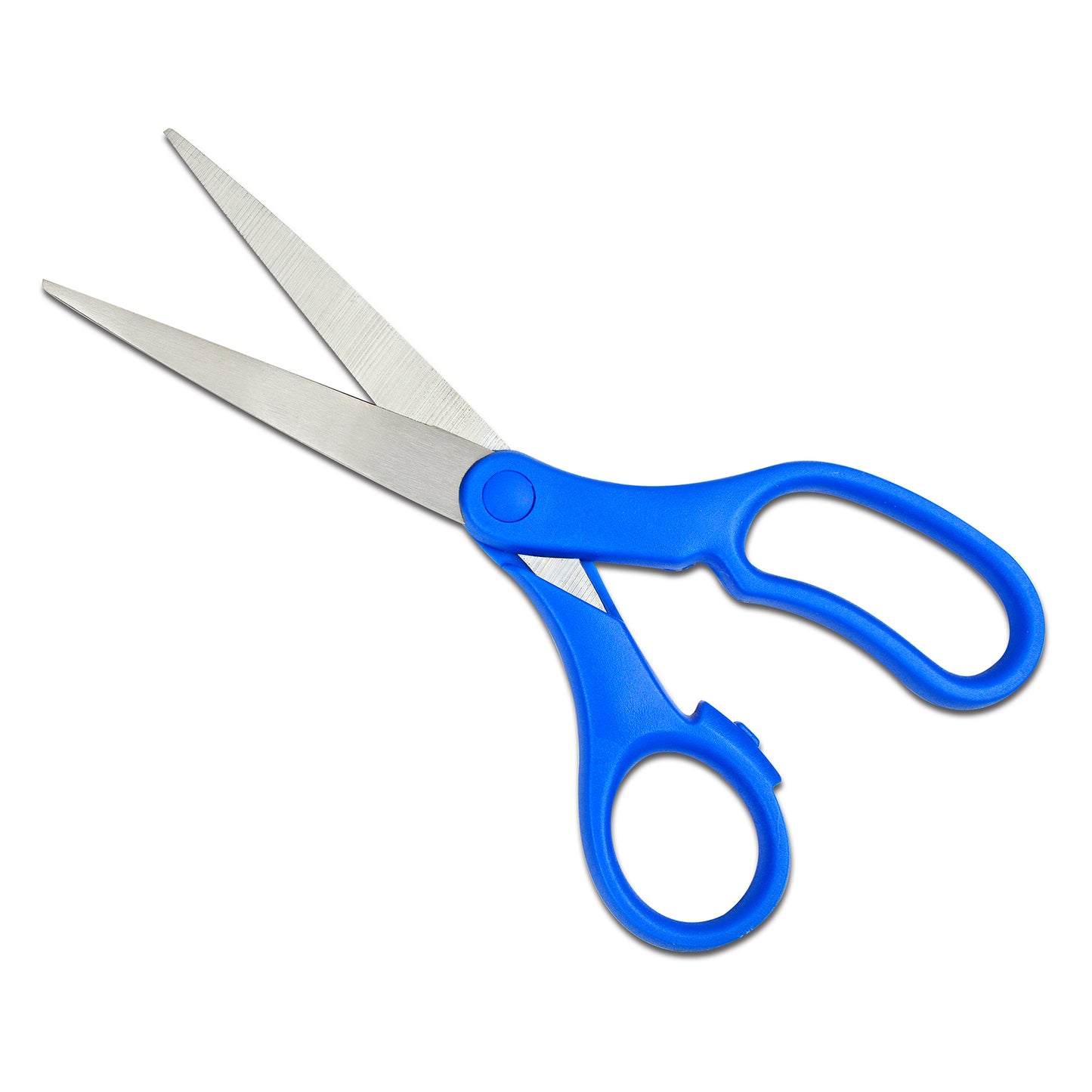 Scissors 8", Blue Handle, Pack of 6