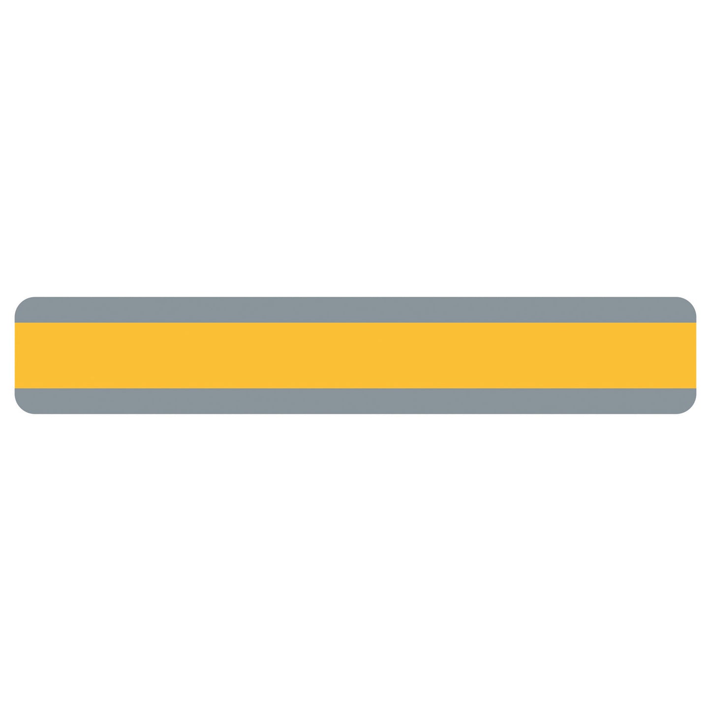 Double Wide Sentence Strip Reading Guide, 1-1/4" x 7-1/4", Goldenrod, Pack of 24