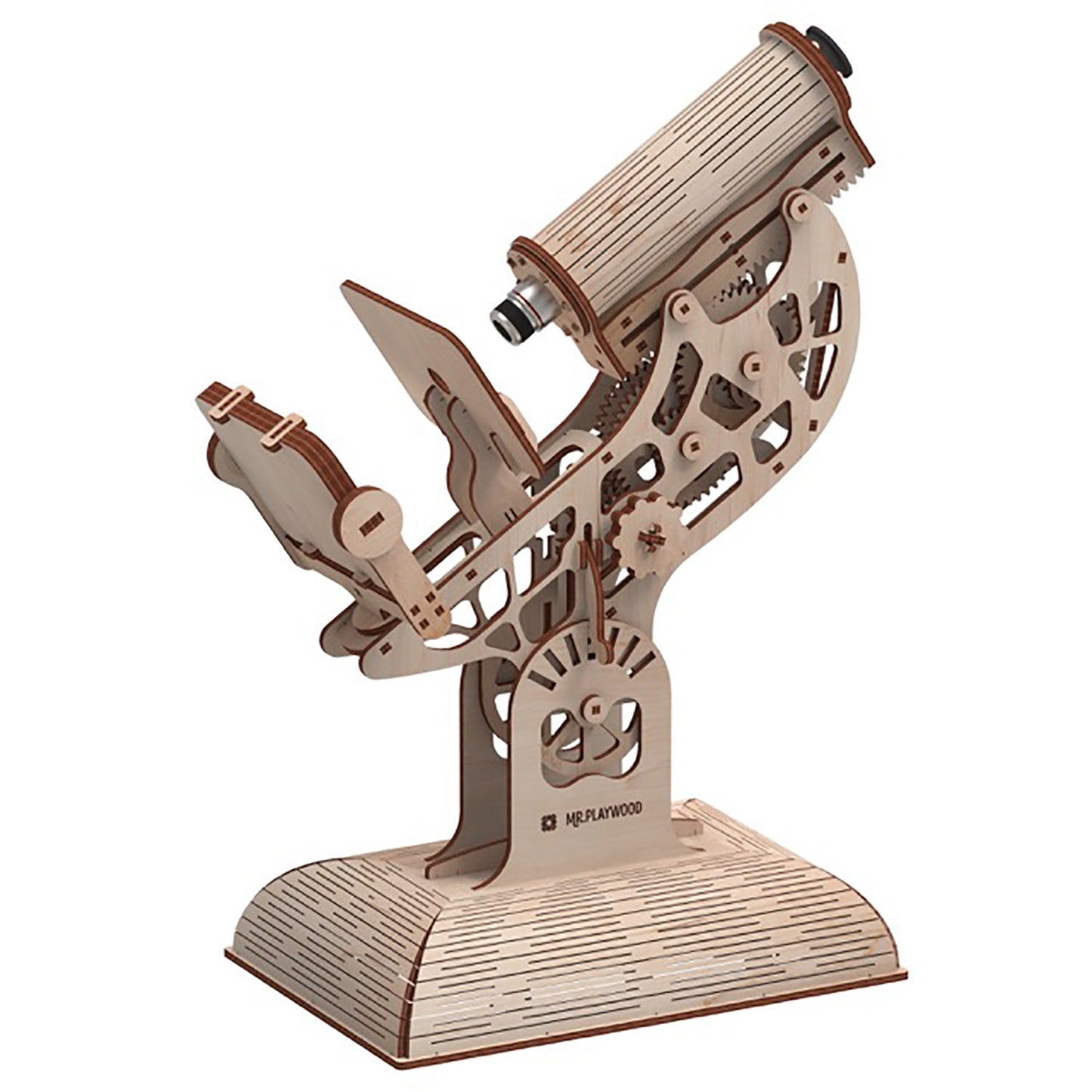 Microscope Mechanical Wooden Model