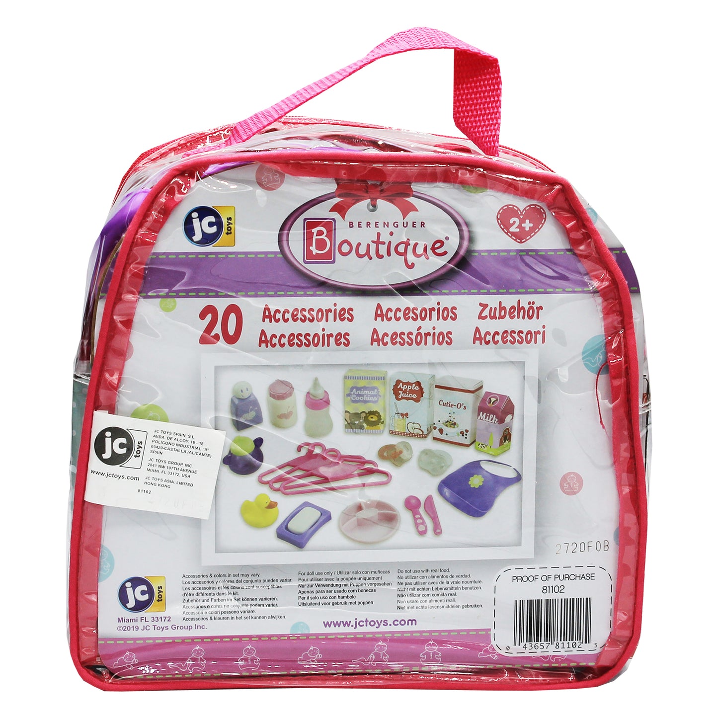 For Keeps! Baby Doll Essentials Accessory Bag, 20 Pieces