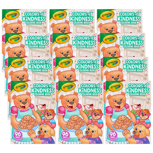 Colors of Kindness Coloring Book, 96 Pages, Pack of 12