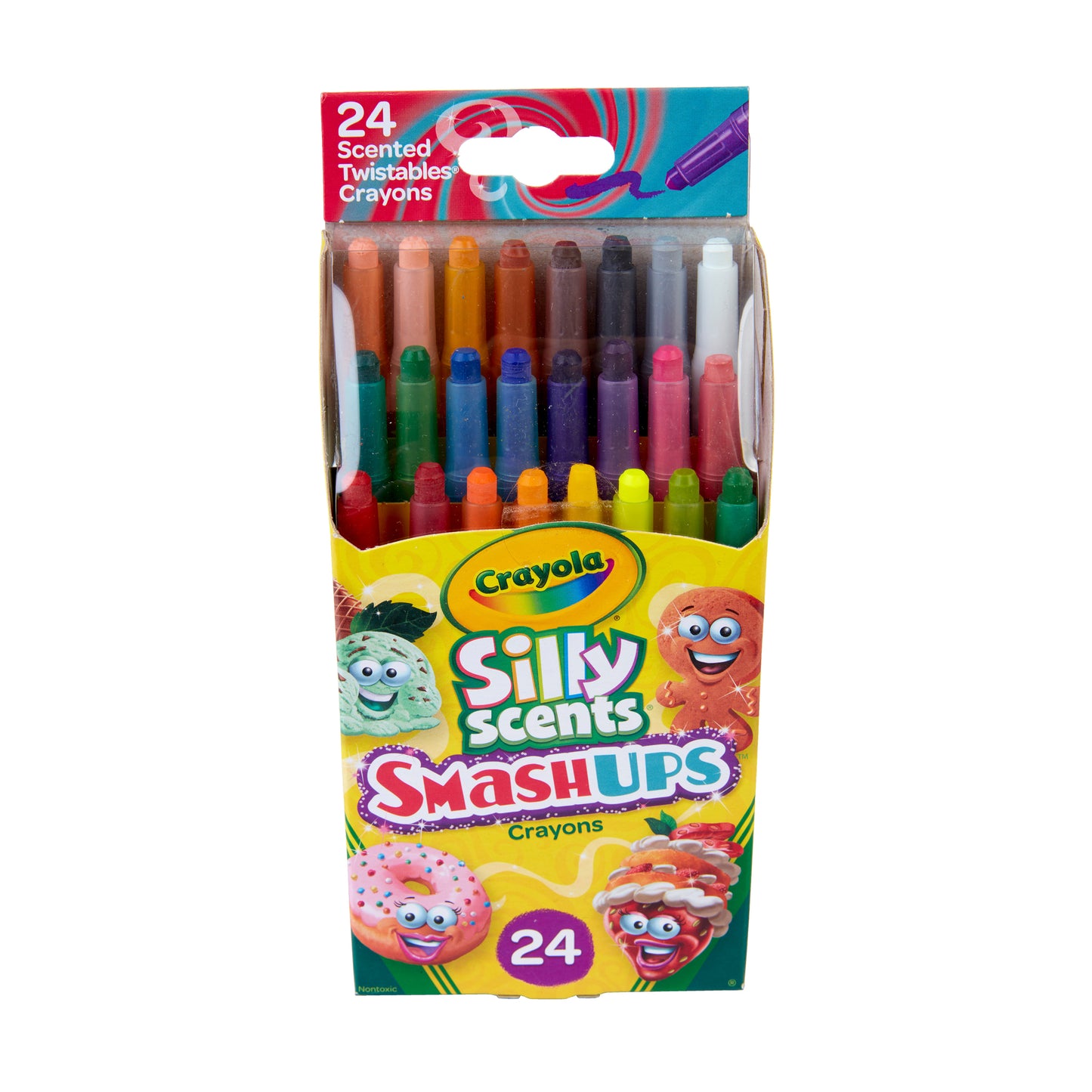 Silly Scents™ Smash Ups Mini Twistables Scented Crayons, 24 Per Pack, 4 Packs