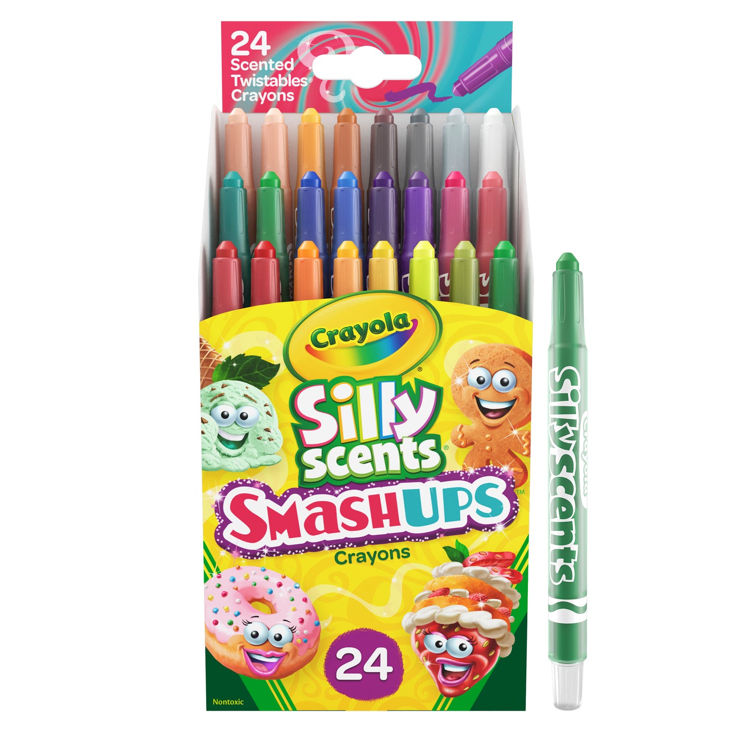 Silly Scents™ Smash Ups Mini Twistables Scented Crayons, 24 Per Pack, 4 Packs