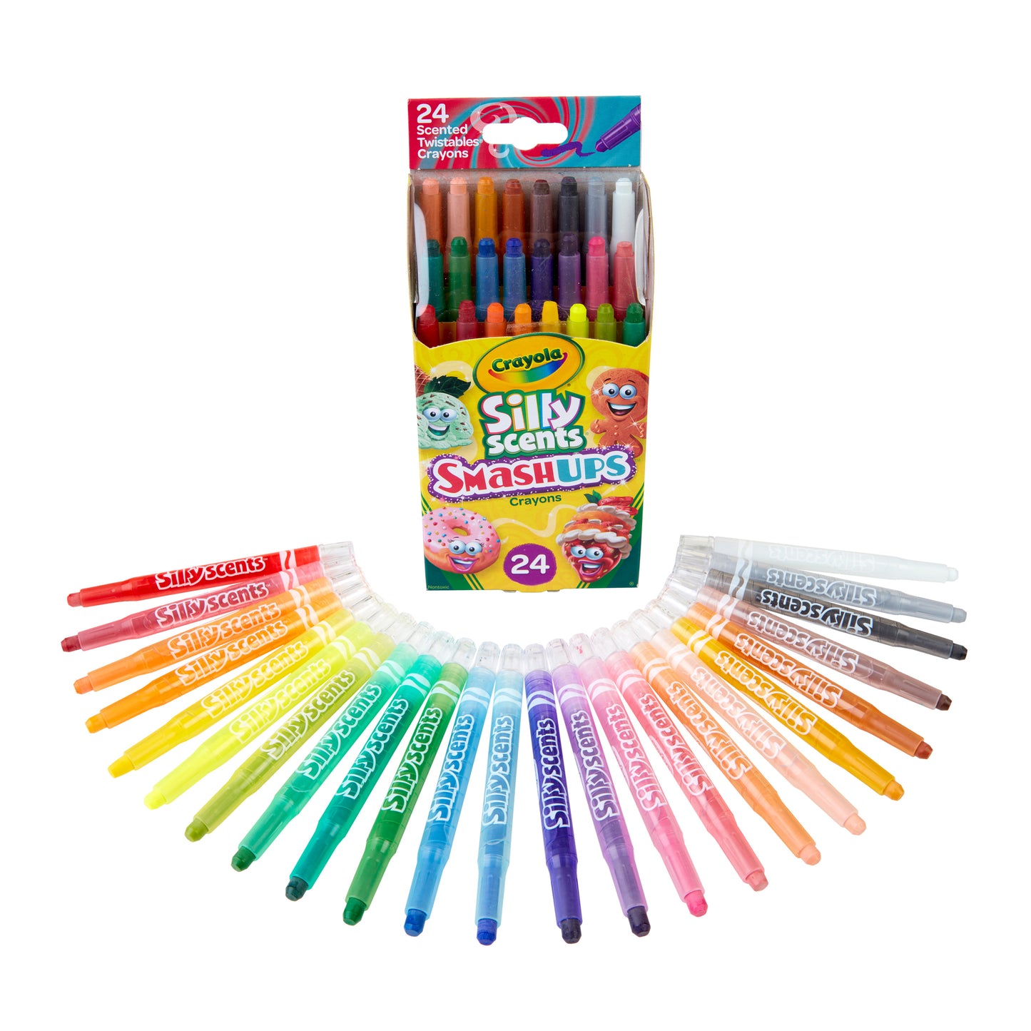 Silly Scents™ Smash Ups Mini Twistables Scented Crayons, 24 Per Pack, 4 Packs