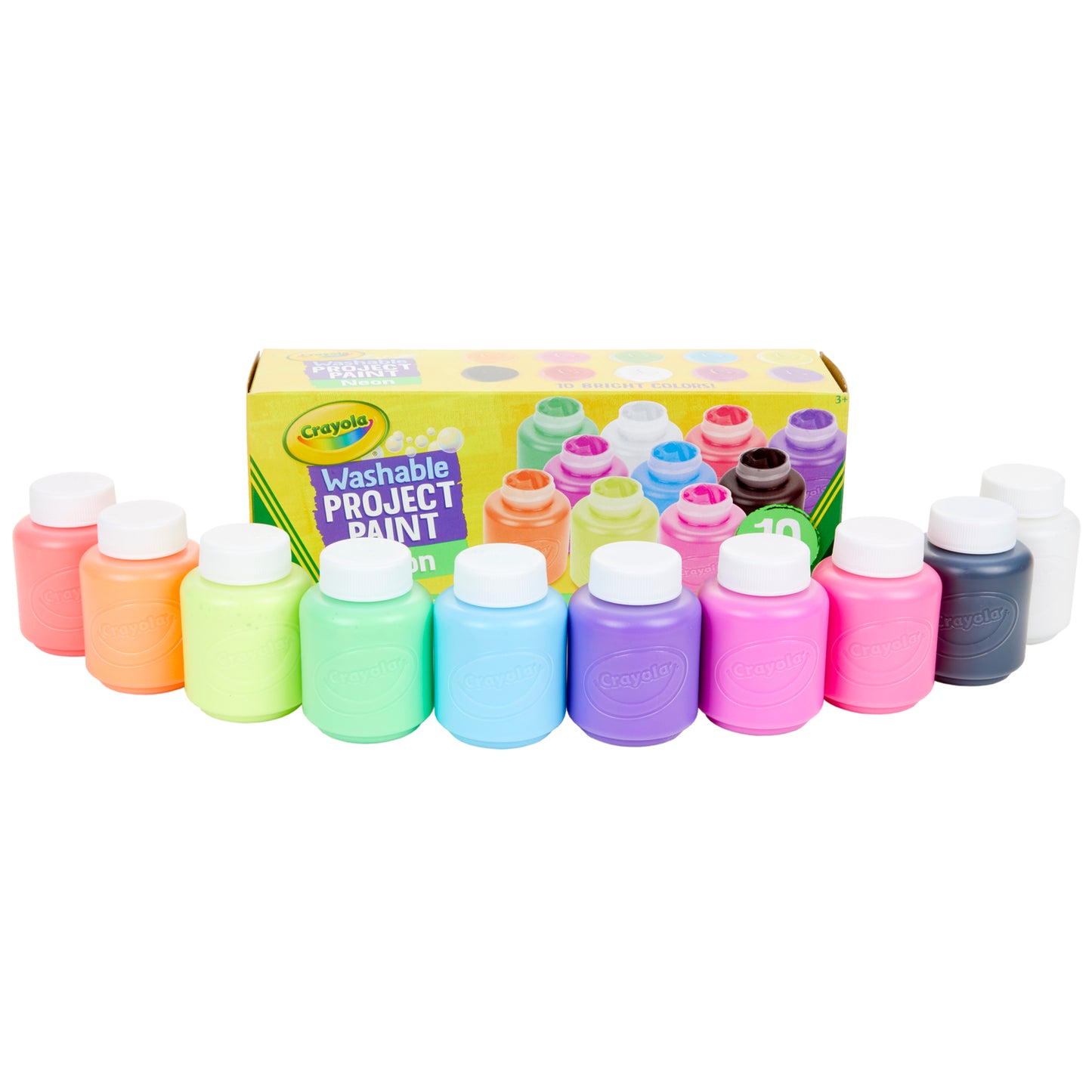 Neon Paint Set, 2oz., 10 Per Set, 3 Sets