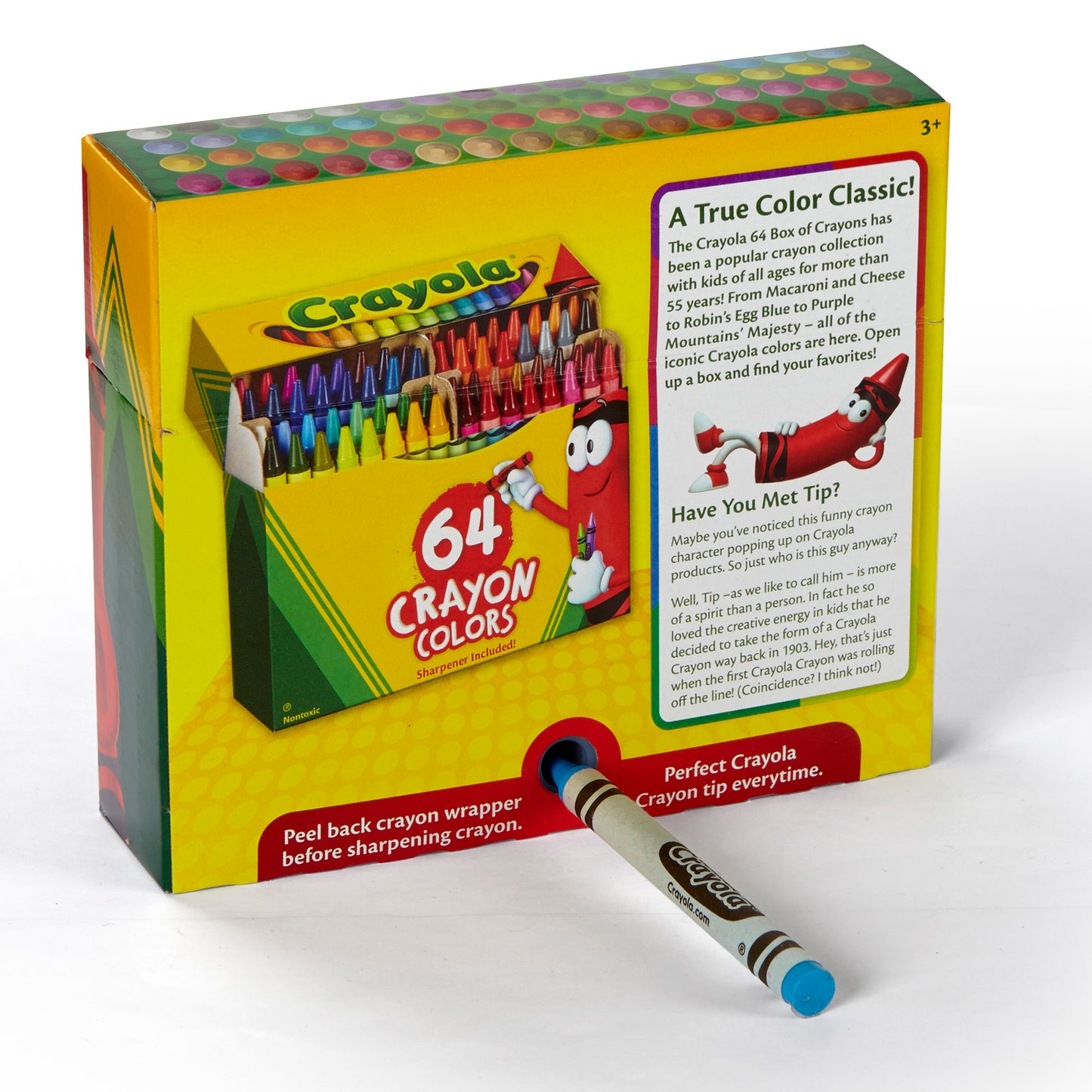 Crayons, Regular Size, 64 Per Box, 3 Boxes