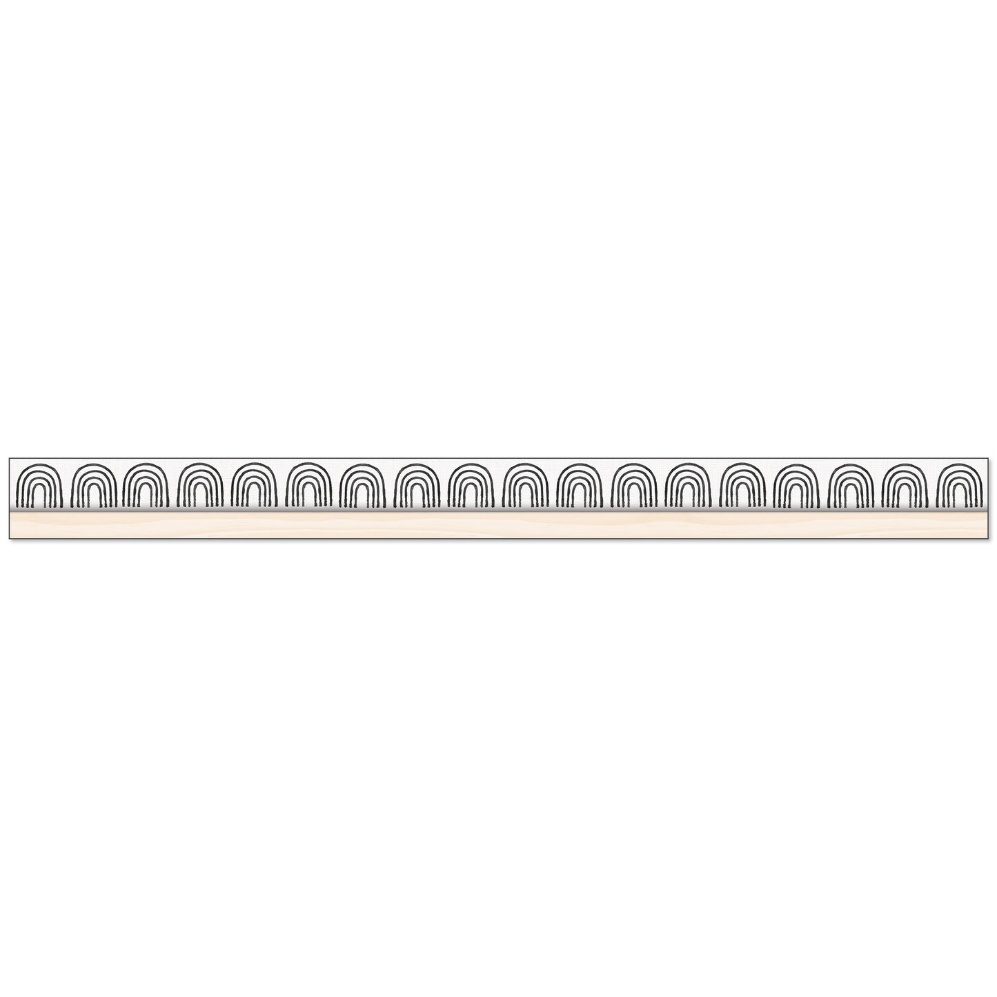Creatively Inspired Rainbows Straight Borders, 36 Feet Per Pack, 6 Packs