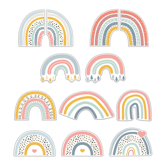 We Belong Rainbow Fun Cut-Outs, 36 Per Pack, 3 Packs