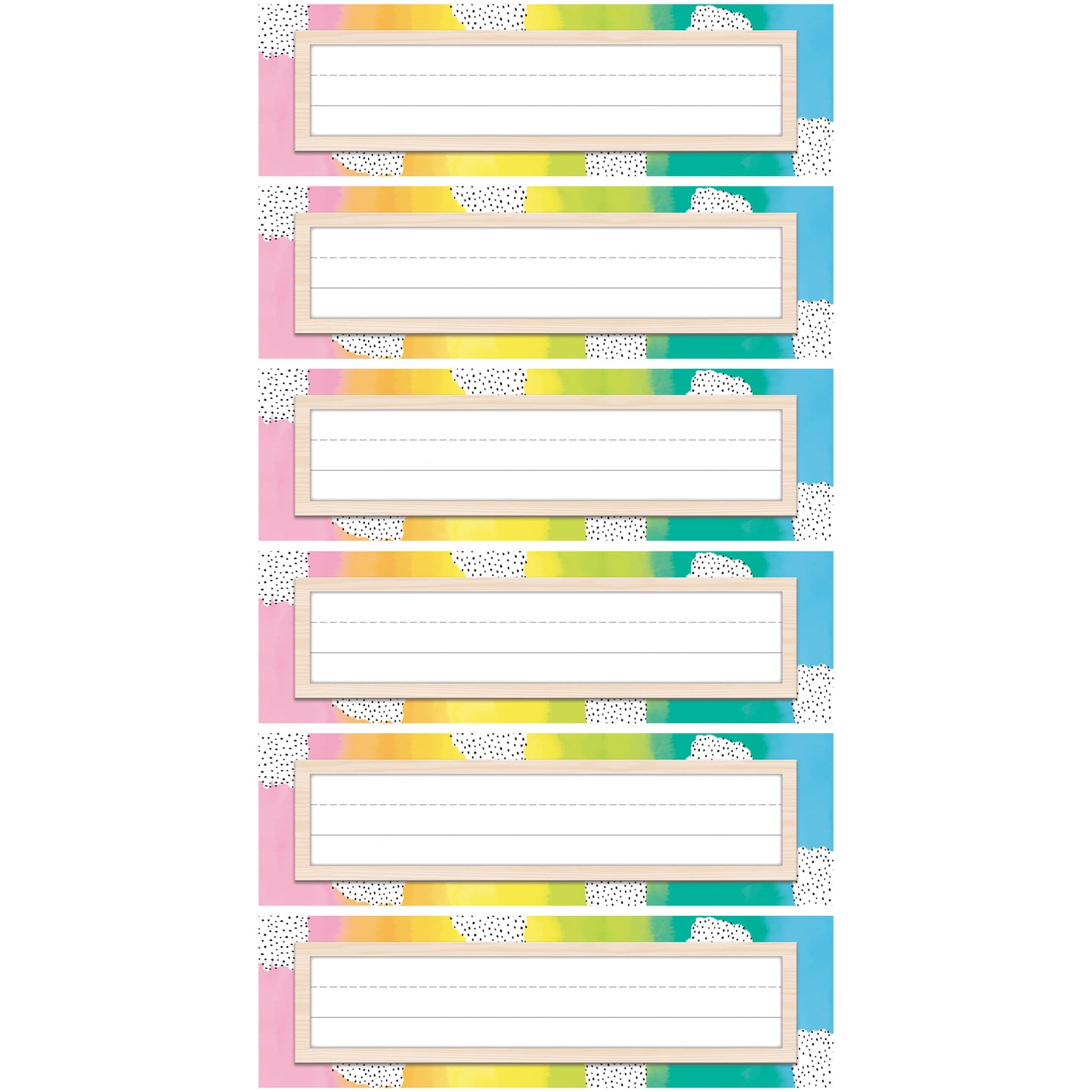 Creatively inspired Nameplates, 36 Per Pack, 6 Packs