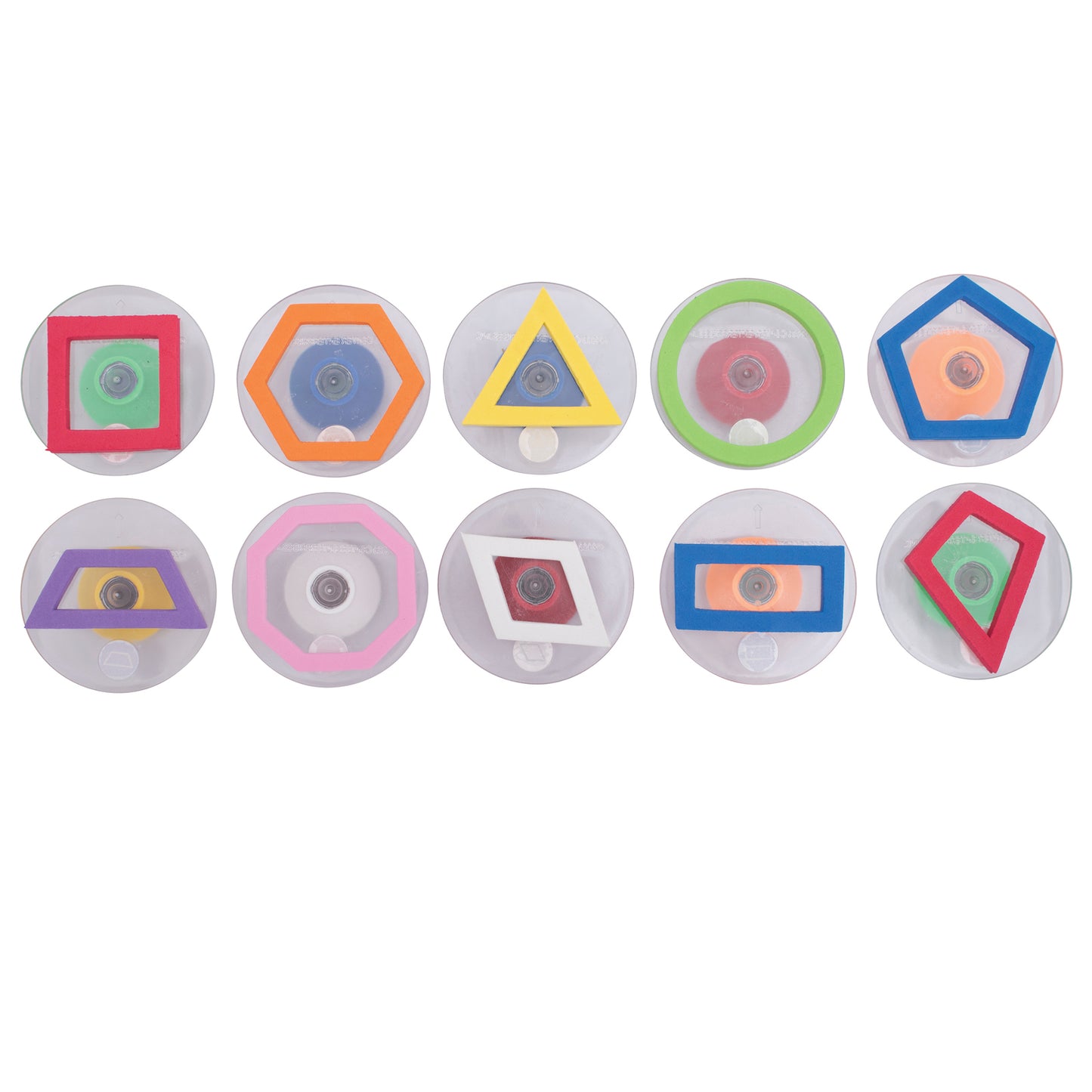 Giant Stampers - Geometric Shapes - Outline - Set of 10