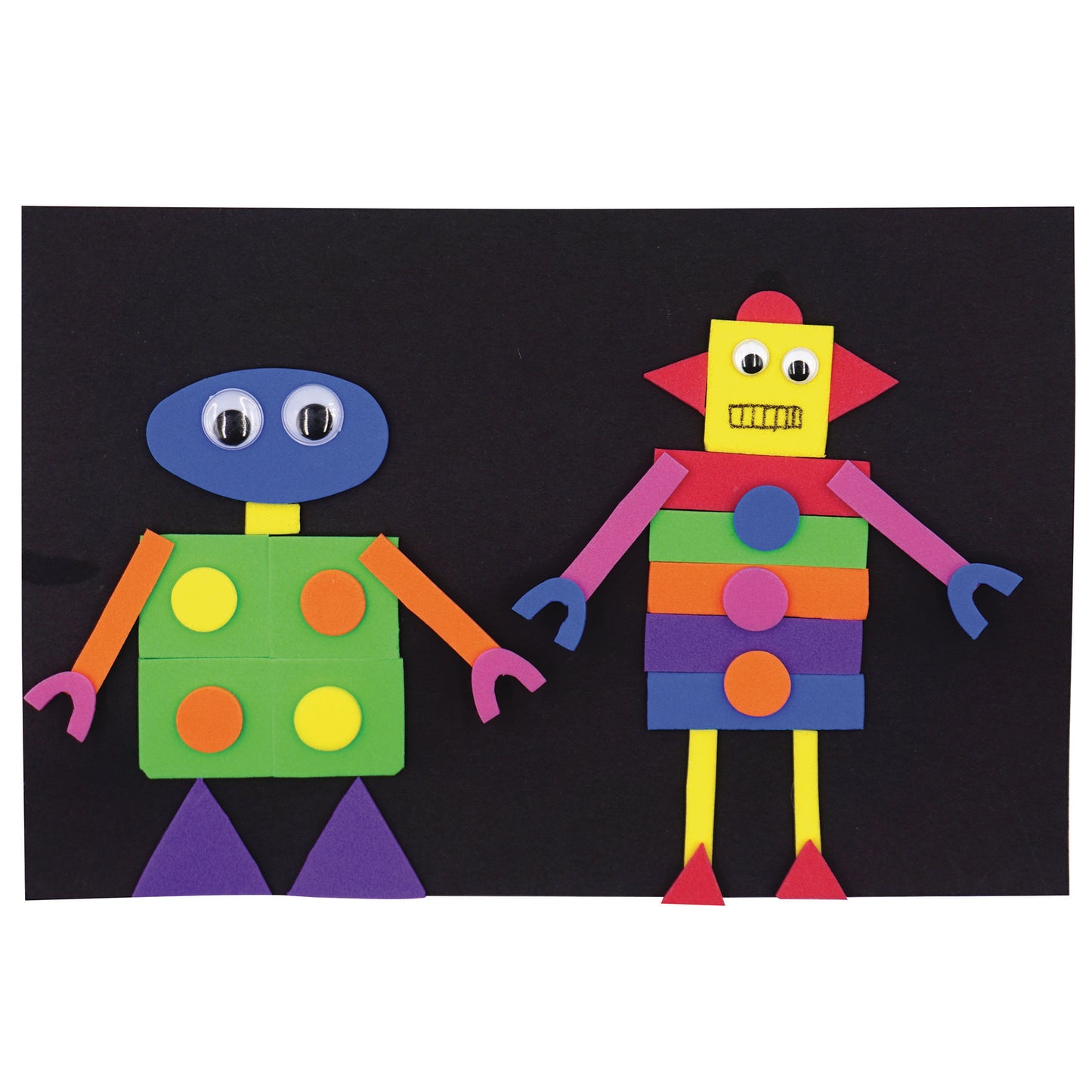 WonderFoam® Shapes, Assorted Sizes, 720 Pieces Per Pack, 3 Packs