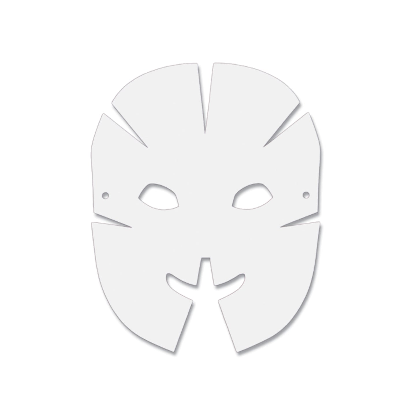 Die-Cut Dimensional Paper Masks, 10-1/2" x 8-1/4", 40 Per Pack, 3 Packs