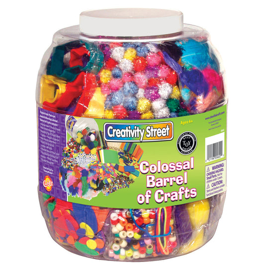 Colossal Barrel of Crafts®, Assorted Colors & Sizes, 1 Kit