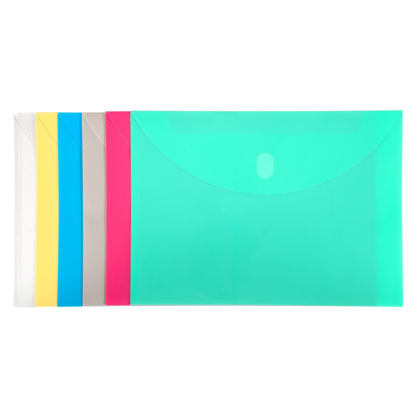 Poly XL Reusable Envelope, Letter Size, Side Load, Assorted, Pack of 36