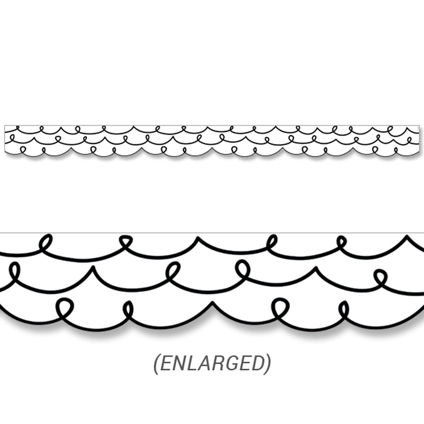 Core Décor Loop-De-Loop Border EZ Border, 48 Feet Per Pack, 3 Packs