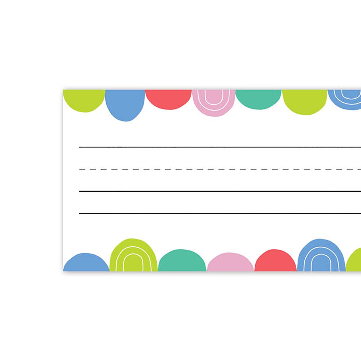 Rainbow Drops Name Plates, 9-1/2" x 3-1/4", 36 Per Pack, 6 Packs