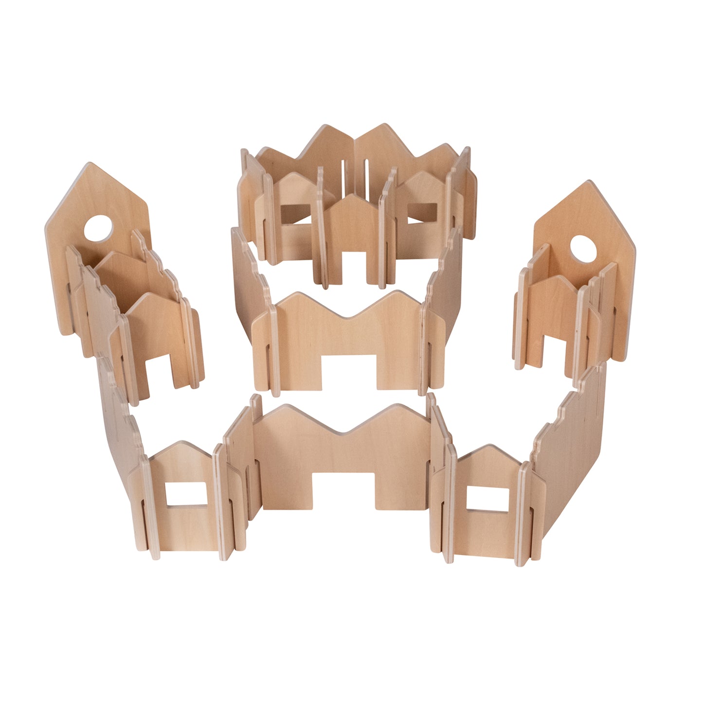 Happy Architect - Natural - Set of 28