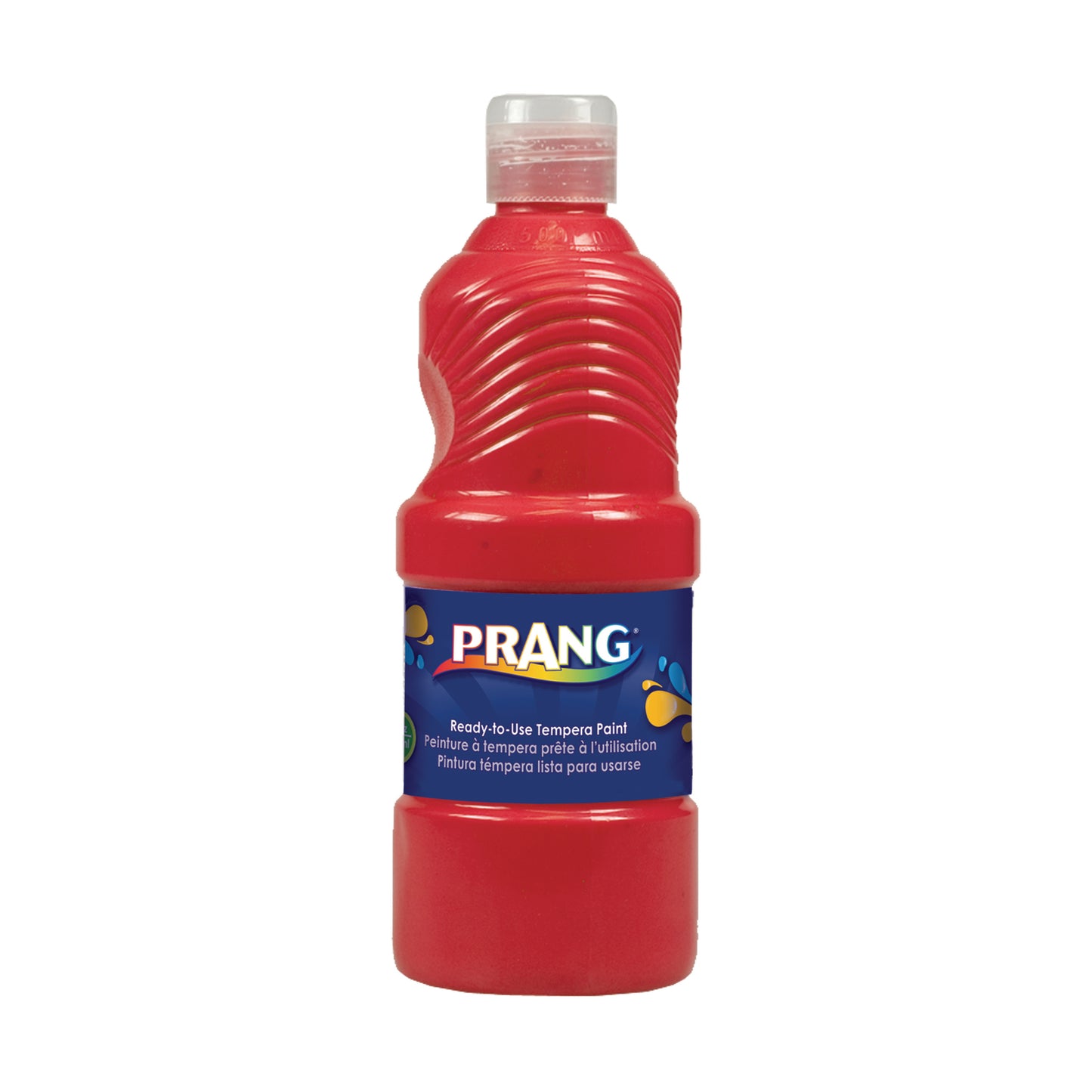Ready-to-Use Tempera Paint, Red, 16 oz, Pack of 6