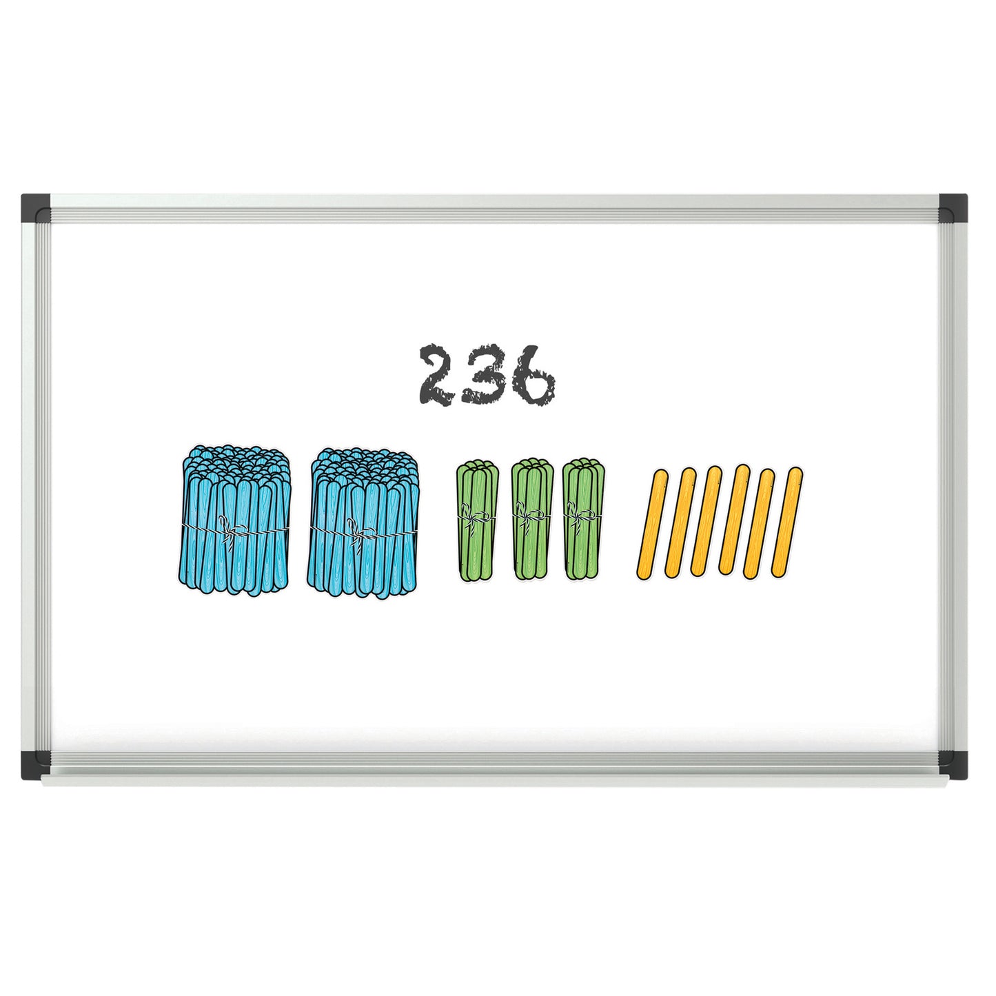 Magnet Math™ Magnetic Demonstration Place Value Sticks