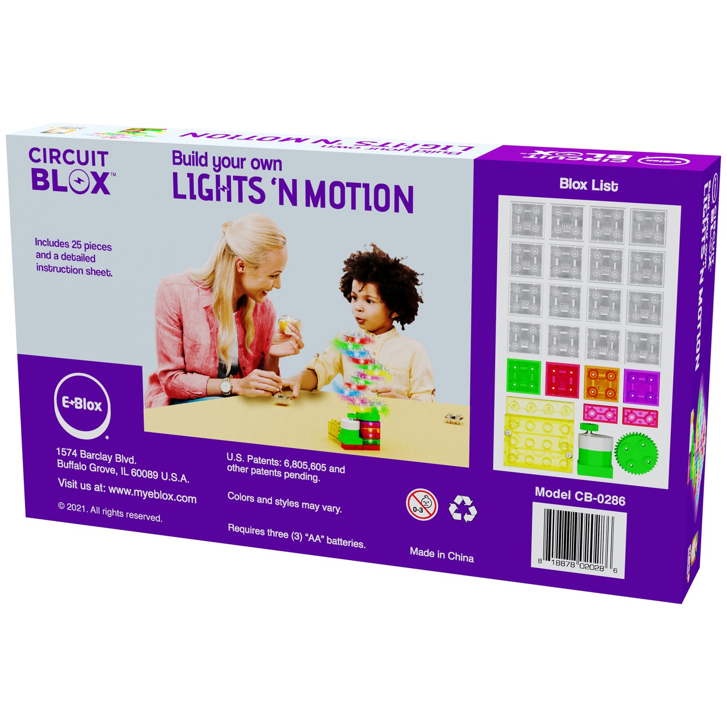Circuit Blox™ Single Student Set, Lights 'N Motion Geared Motor