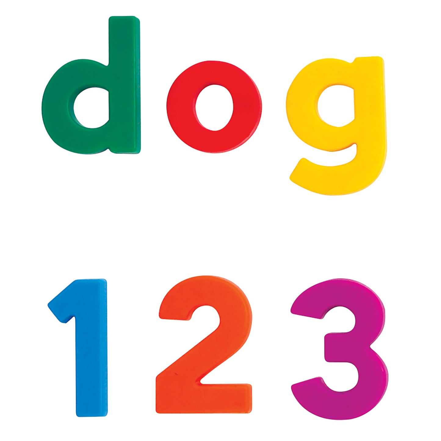 AlphaMagnets® & MathMagnets®, Multi-Colored, 126 Pieces