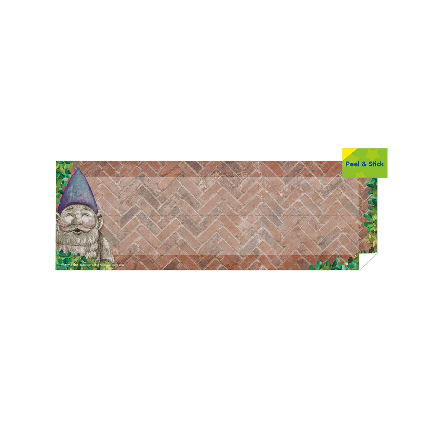 Curiosity Garden Self-Adhesive Name Plate, 9-5/8" x 3-1/4", 36 Per Pack, 3 Packs