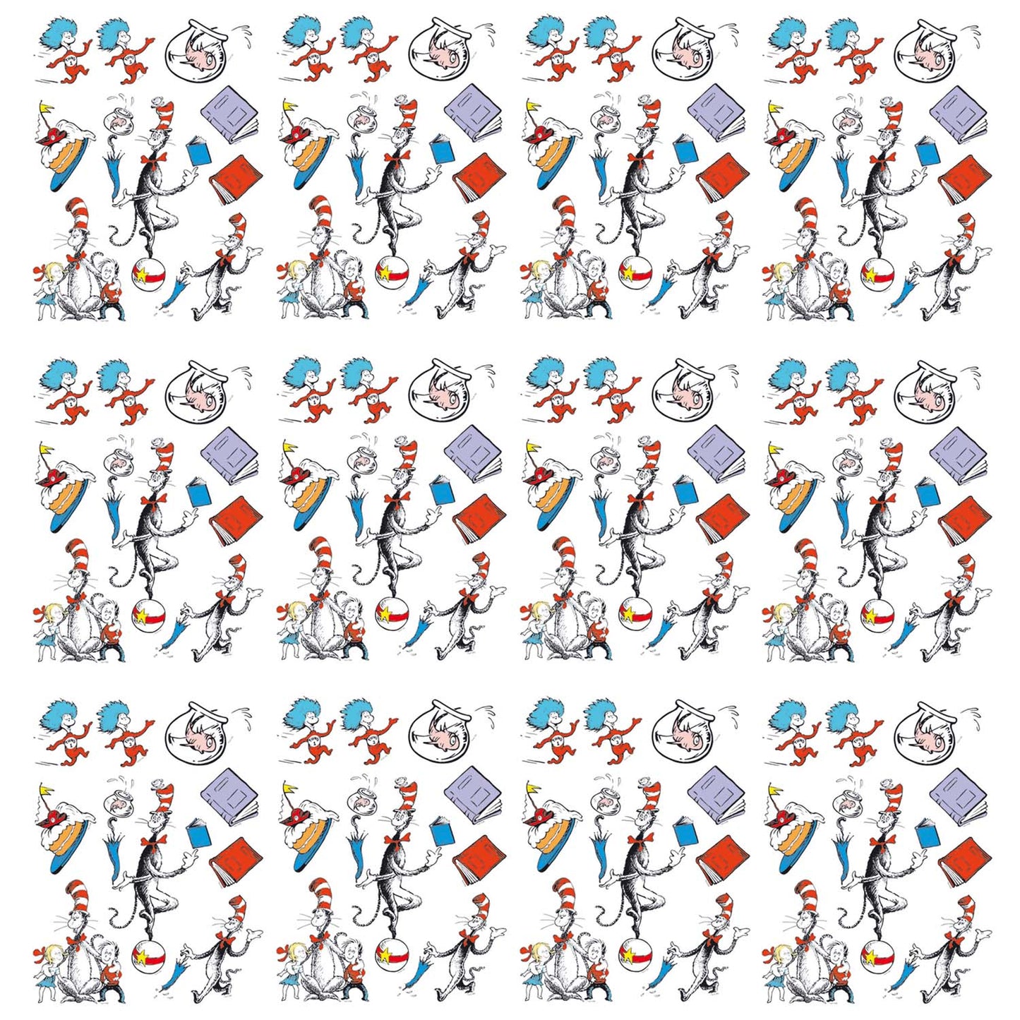 Cat in the Hat™ Characters Window Clings, 12 Sheets