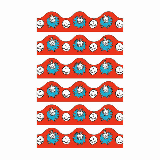 Dr. Seuss™ Thing 1 & 2 Deco Trim®, 37 Feet Per Pack, 6 Packs