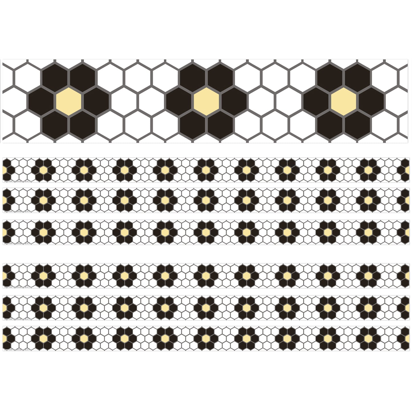 The Hive Floral Mosaic Deco Trim®, 37 Feet Per Pack, 6 Packs