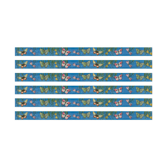 Curiosity Garden Butterfly Deco Trim®, 37 Feet Per Pack, 6 Packs